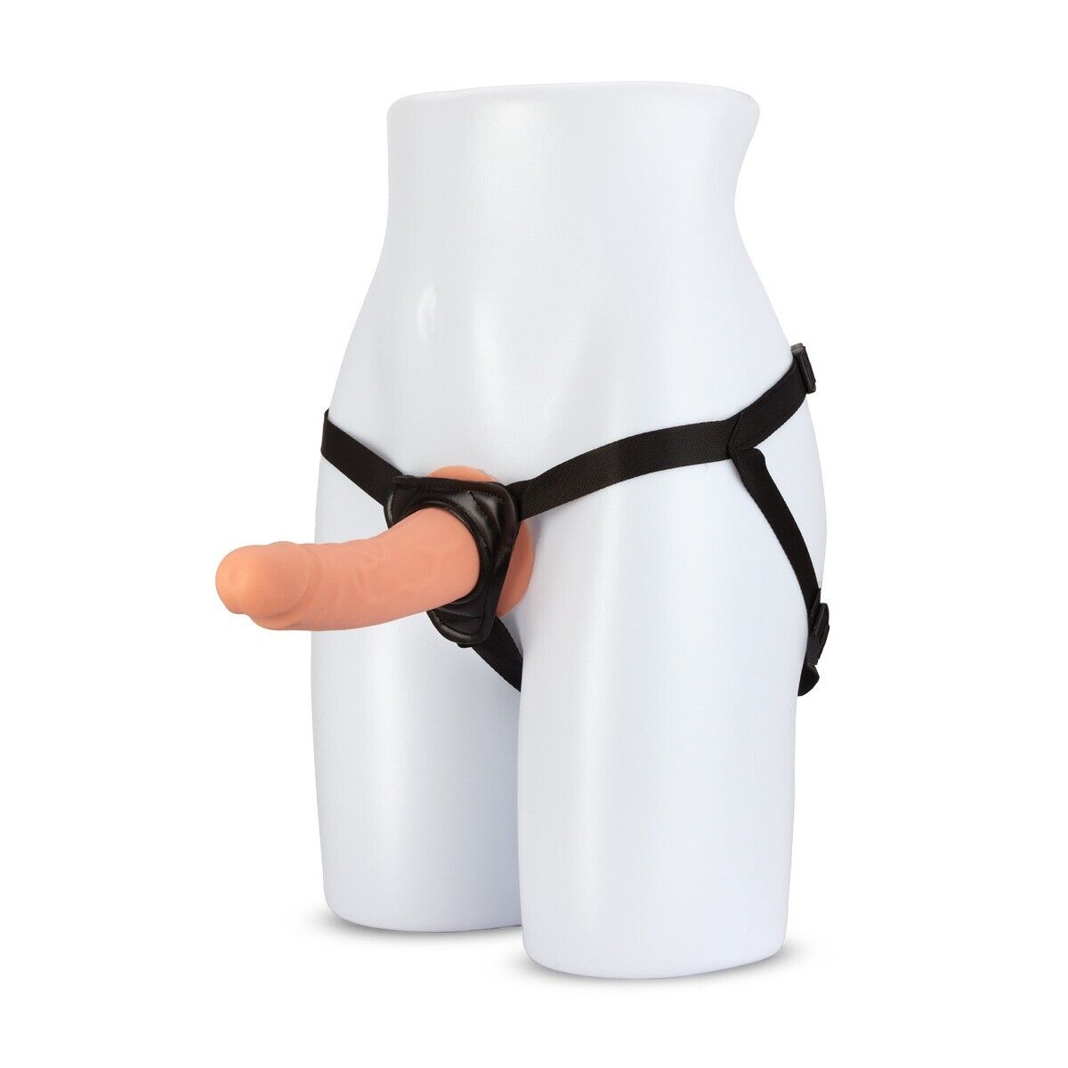 Silicone Realistic Male Hollow Strap-on Harness Dildo Penis Cock Extension