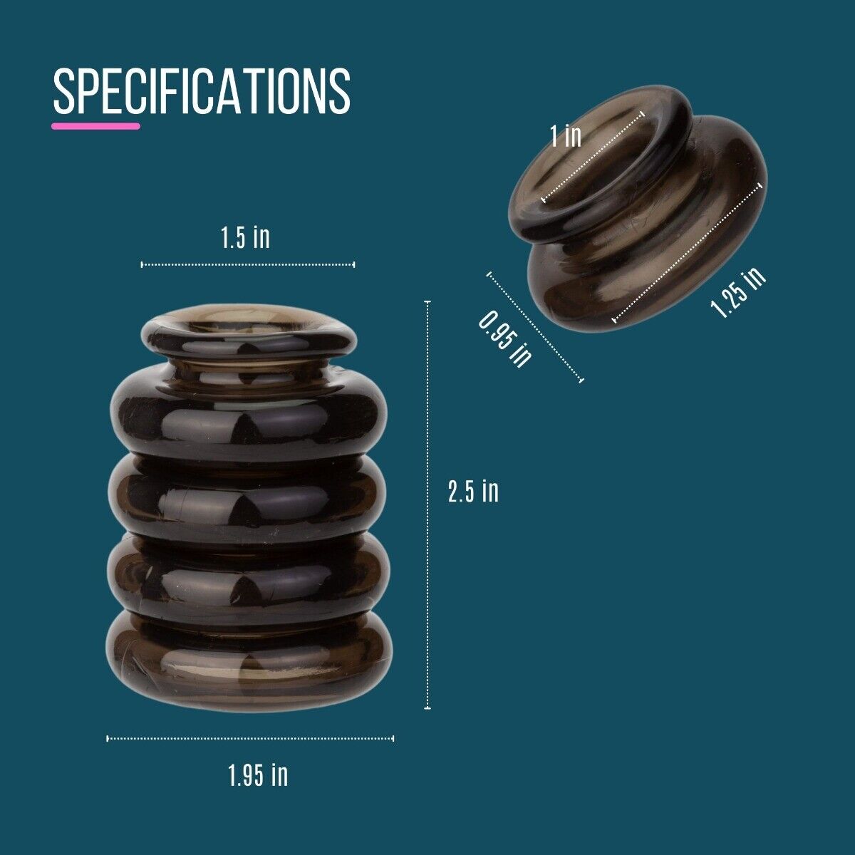 Stackable Stretchy Cock Ball Rings Penis Bumper Male Enhancer Sex Toy for Men