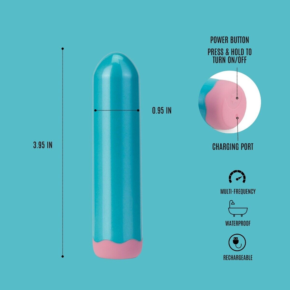 Rechargeable Ultra Super Powerful Bullet Clitoral Vibrator Sex Toys for Women