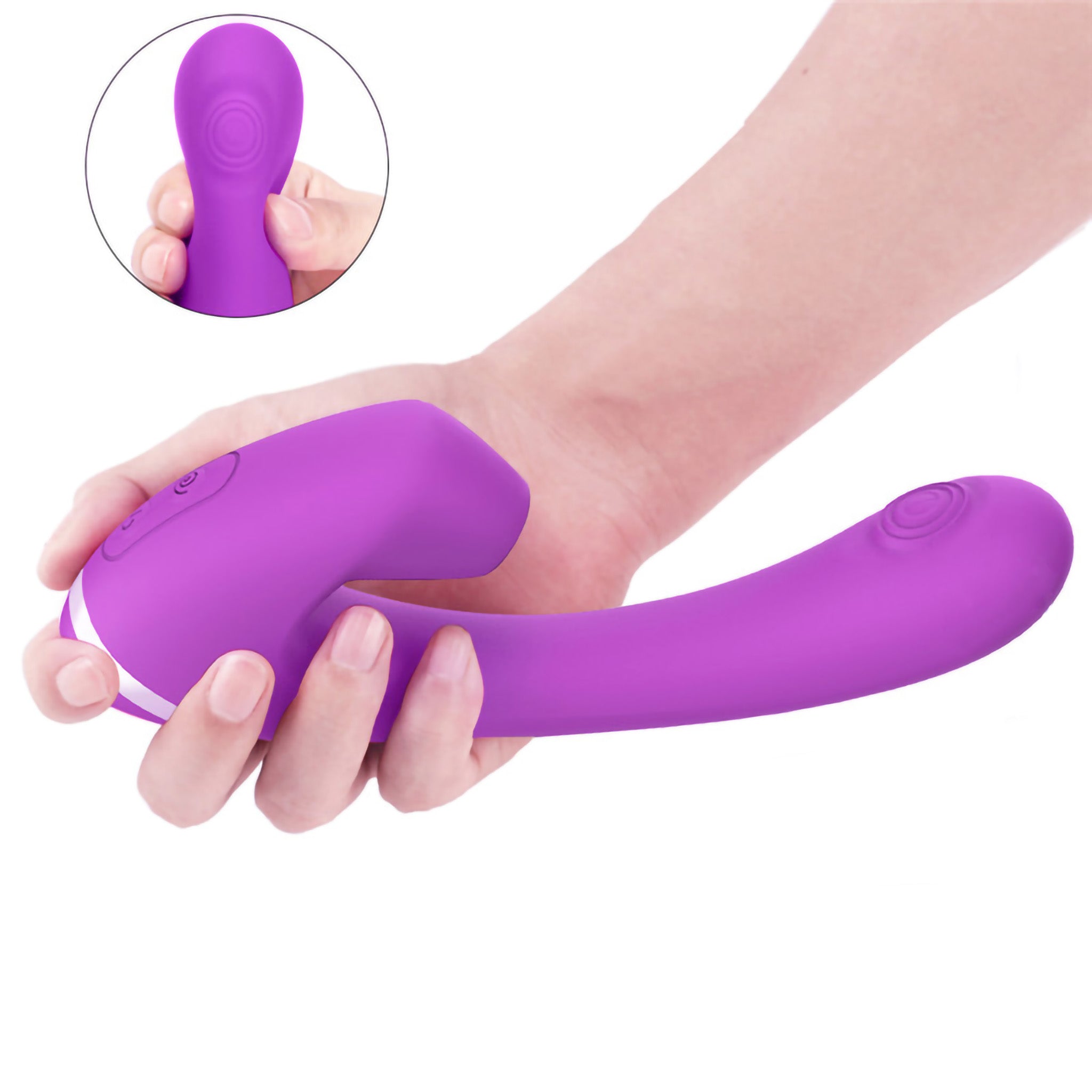 Rechargeable Clit Sucking G-spot Rabbit Vibrator Dildo Sex-toys for Women Couple