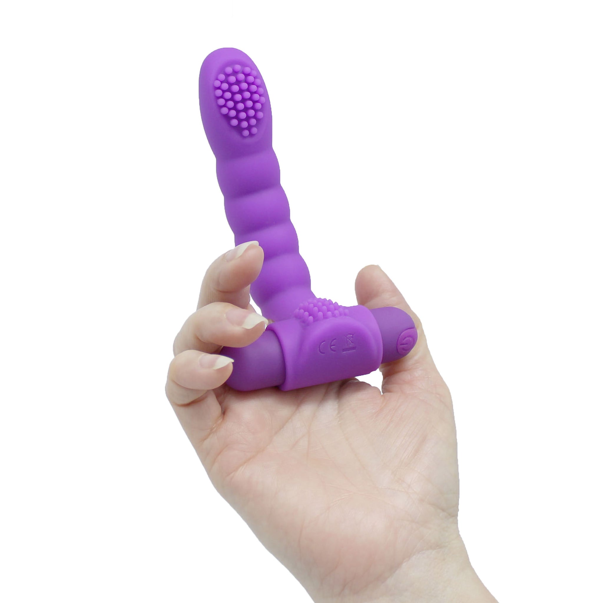 Silicone Clit G-spot Touch Finger Vibe Massager Orgasm Vibrator Sextoy for Women