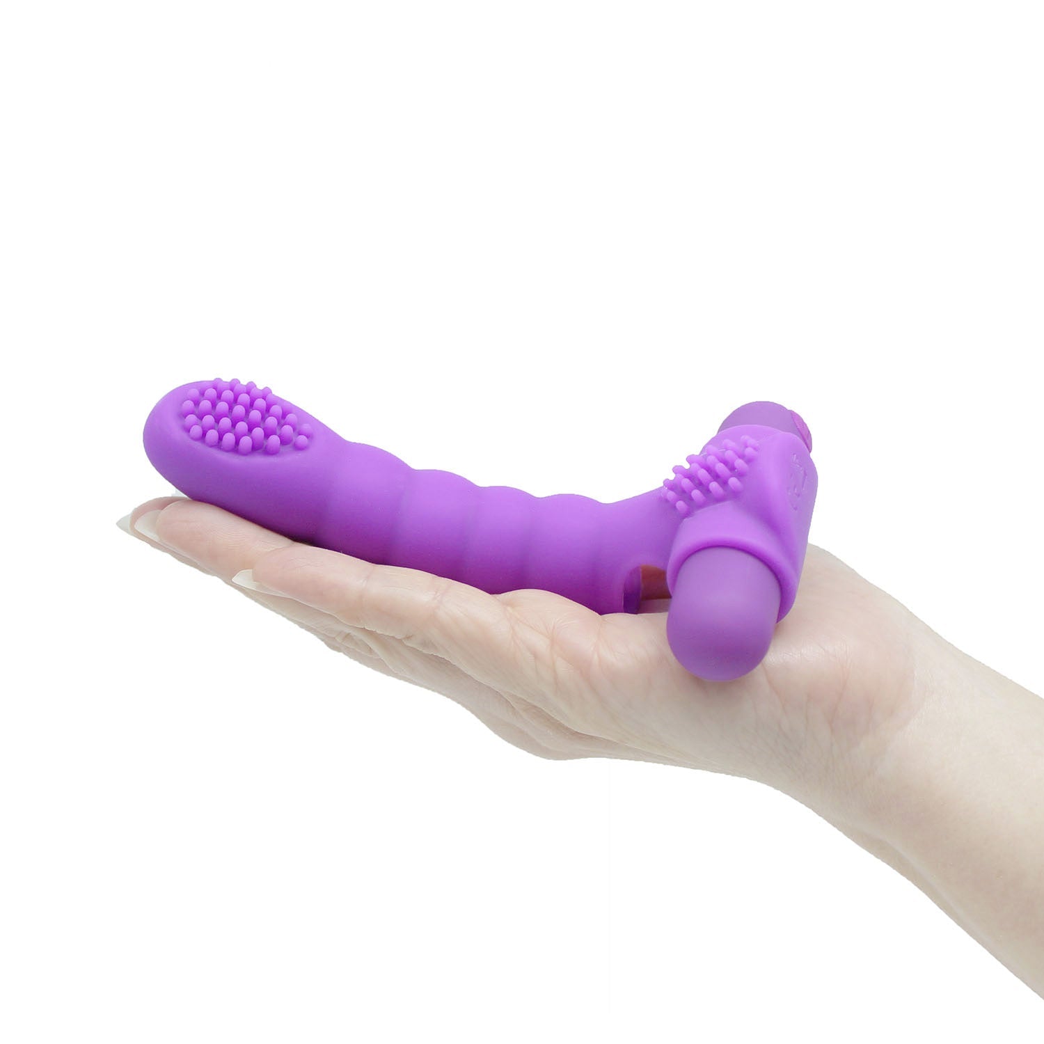 Silicone Clit G-spot Touch Finger Vibe Massager Orgasm Vibrator Sextoy for Women