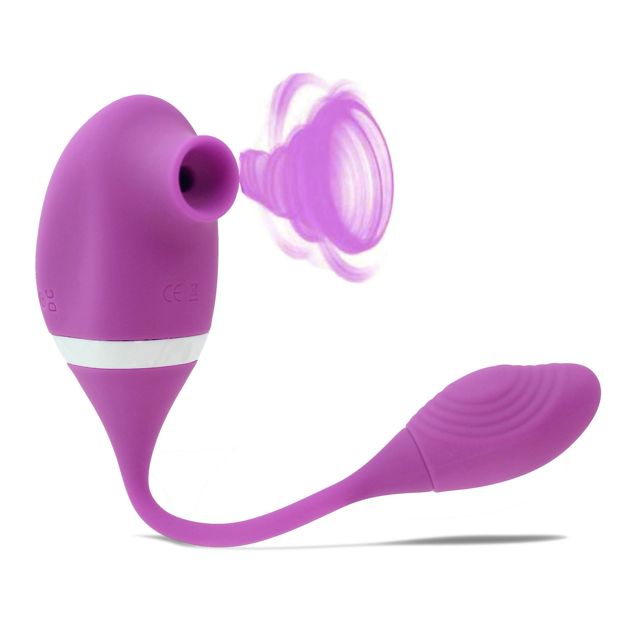 Rechargeable DP Anal Sex Clit Nipple Sucking Vibrator Sex Toys for Women Couples