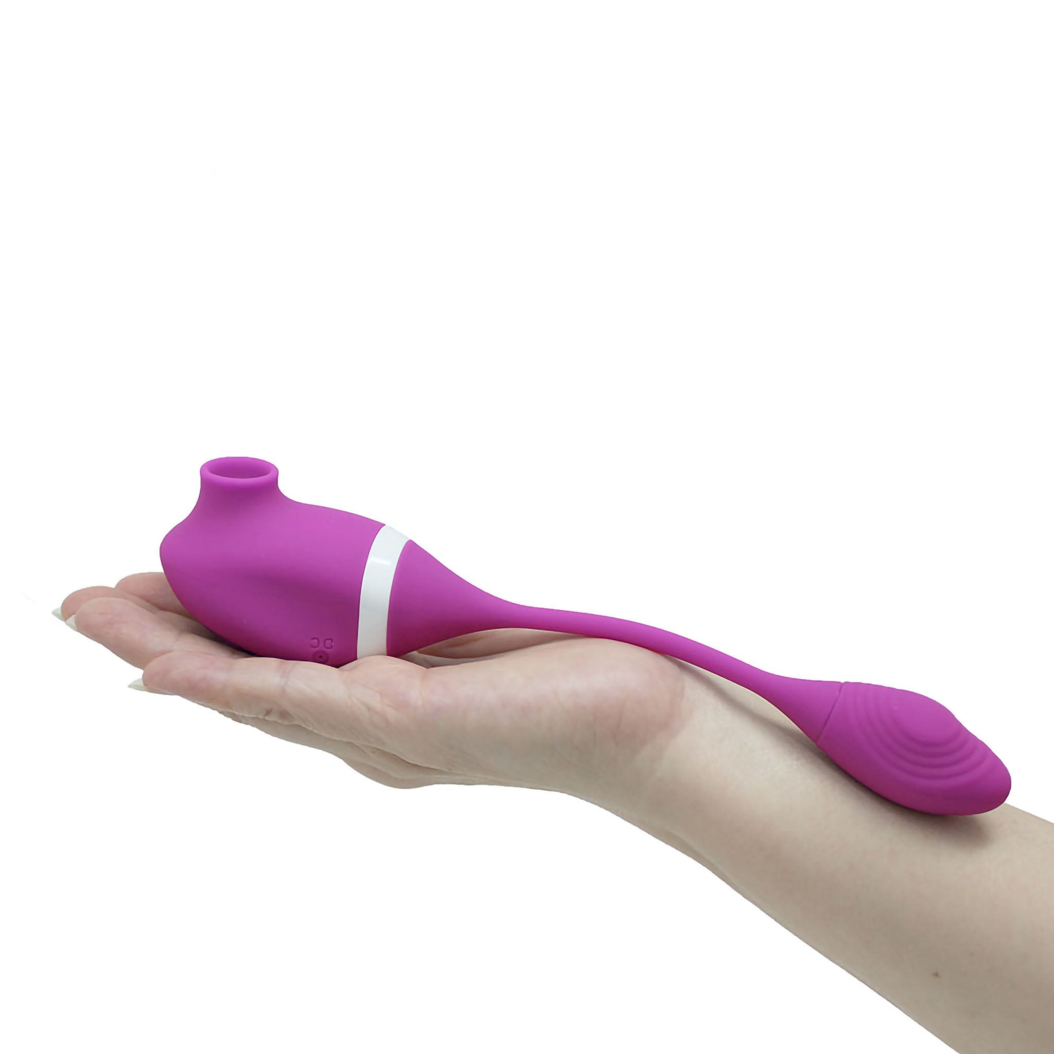 Rechargeable DP Anal Sex Clit Nipple Sucking Vibrator Sex Toys for Women Couples