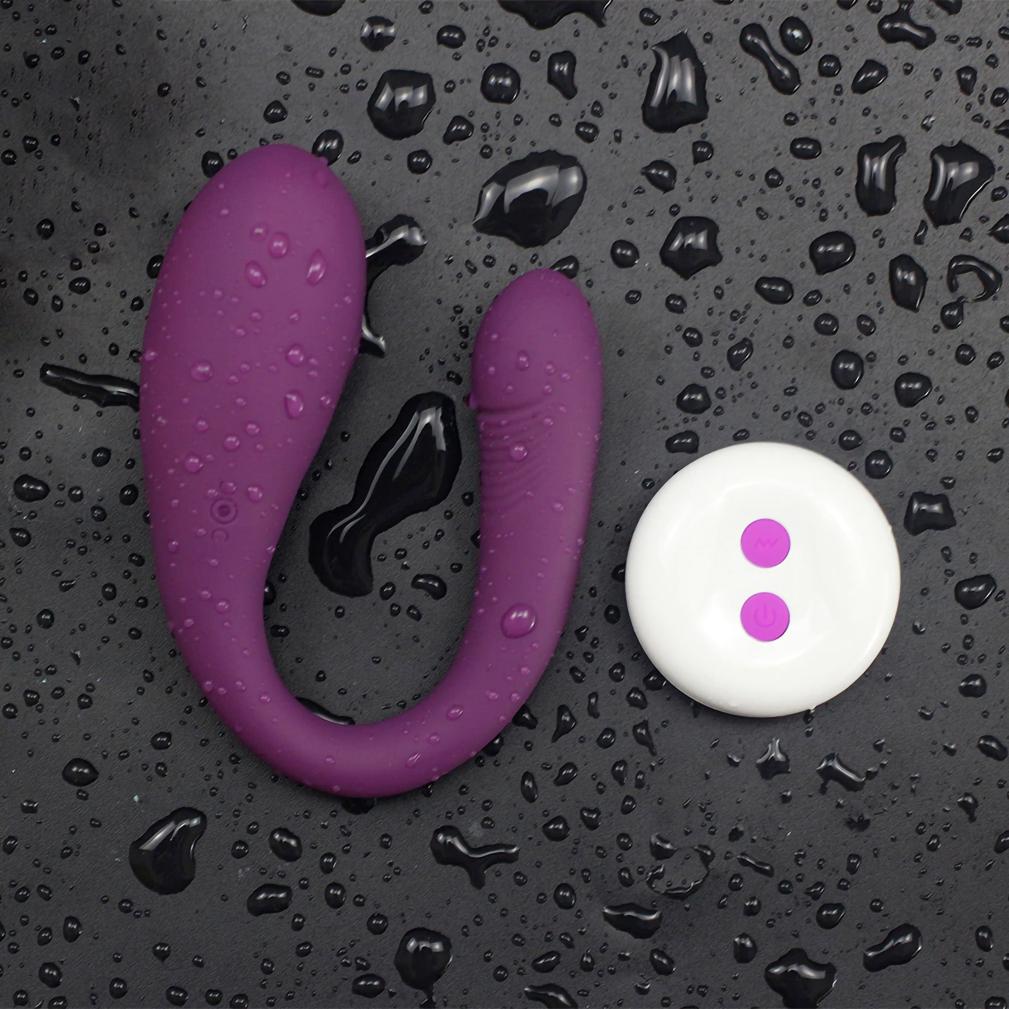 Wireless Remote Control Posable Clit G-spot Vibrator Wearable Sex Toy for Couple