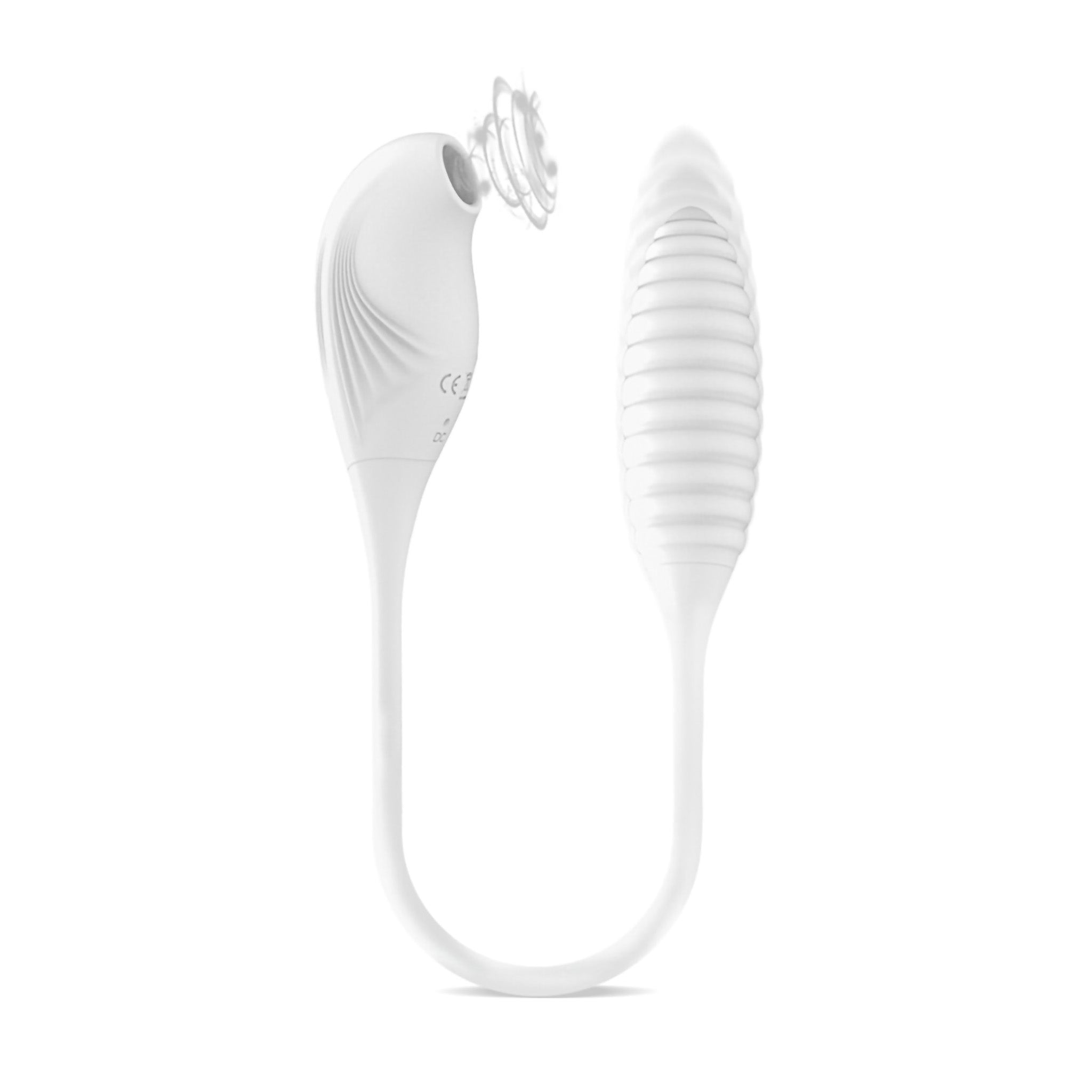 Dual Clit Sucking Thrusting Bullet Egg Vibrator Sex Toys for Women Couples