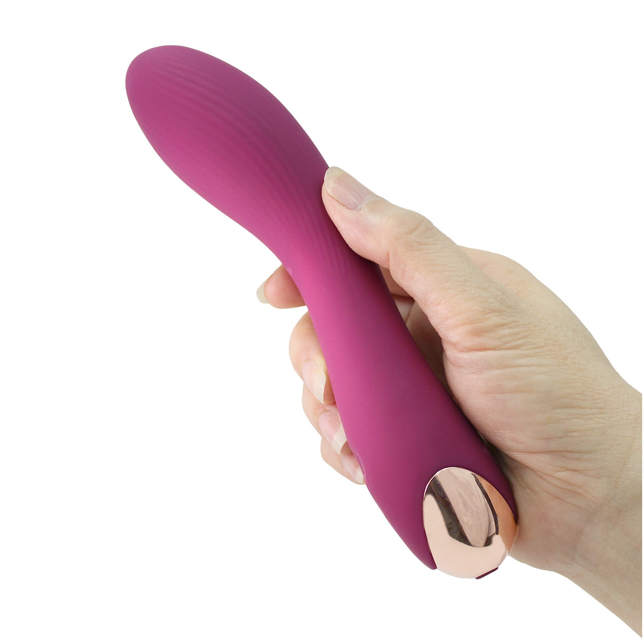 Smooth Silicone Curved G-spot Massager Vibrator Beginner Sex Toys