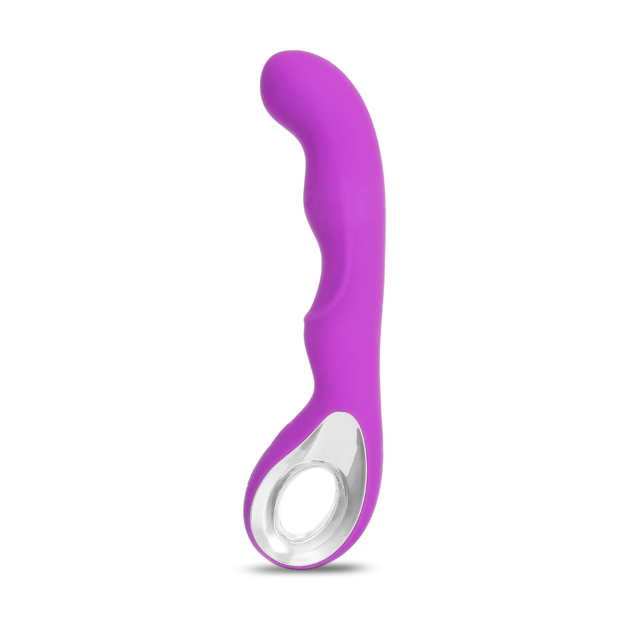 Smooth Silicone Curved G-spot Massager Vibrator Beginner Sex Toys for Women
