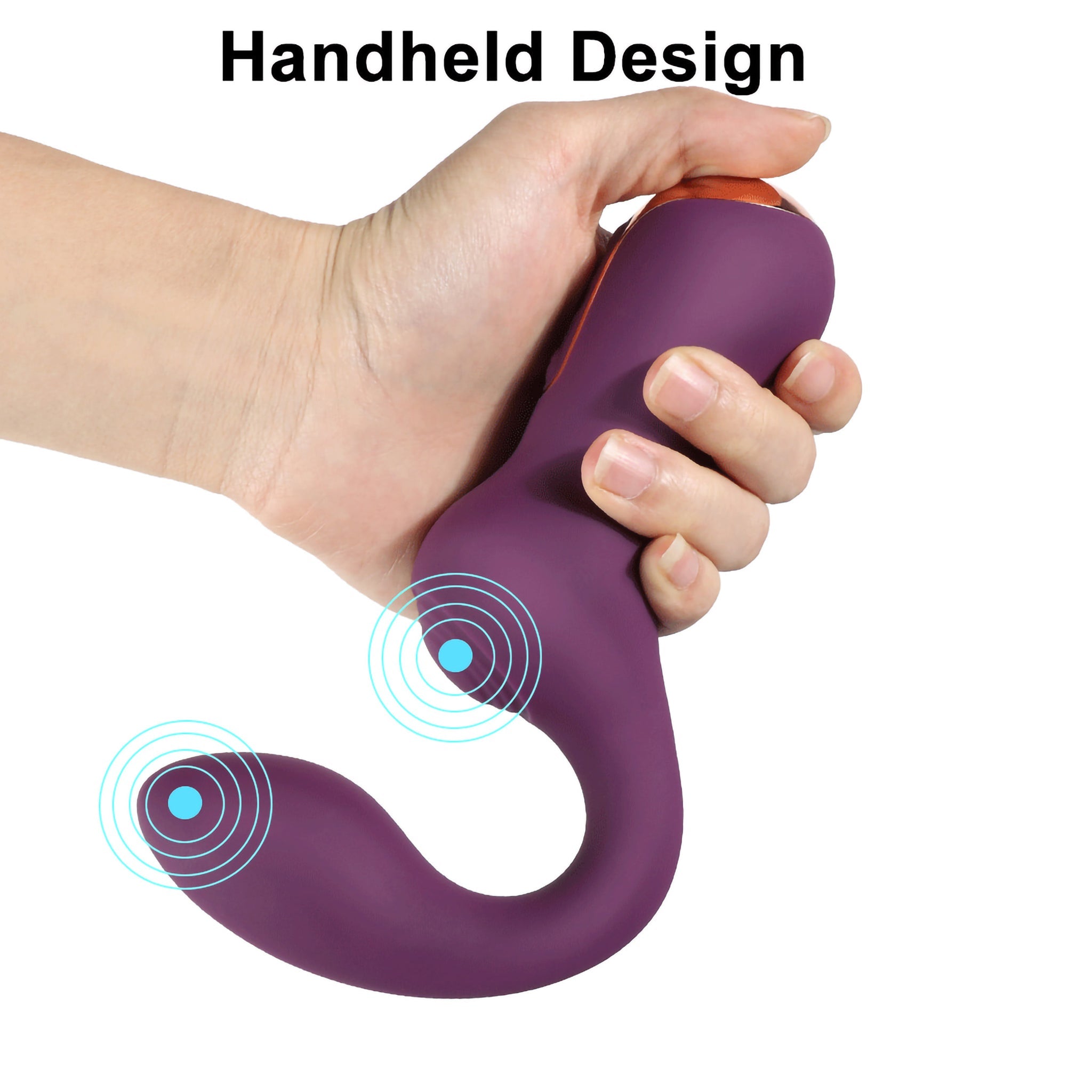 Dual Action G-spot Clitoral Massager Vibrator Stimulator Tickler Female Sex Toys