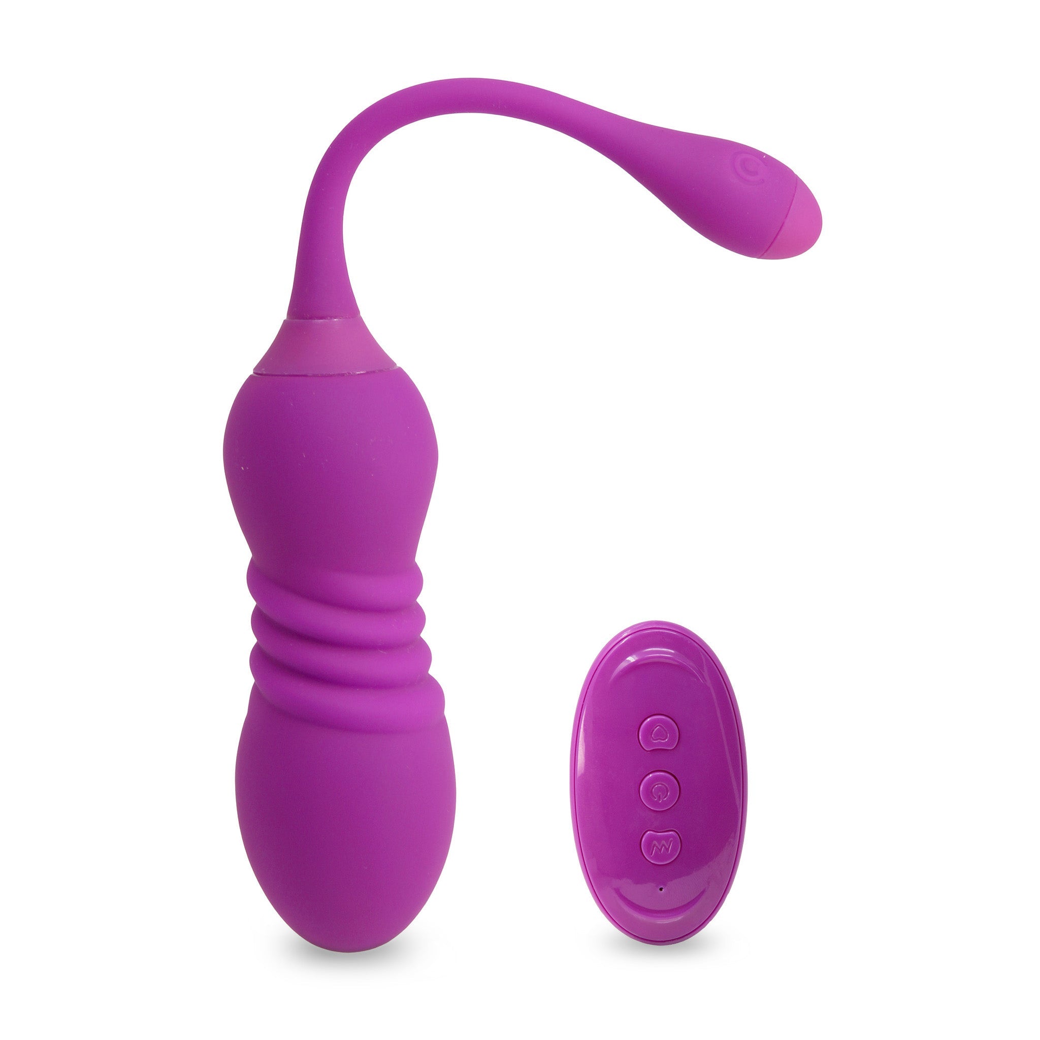 Wireless Remote Vibrating Thrusting Bullet Egg Clit Vibrator Stimulator Sex Toys