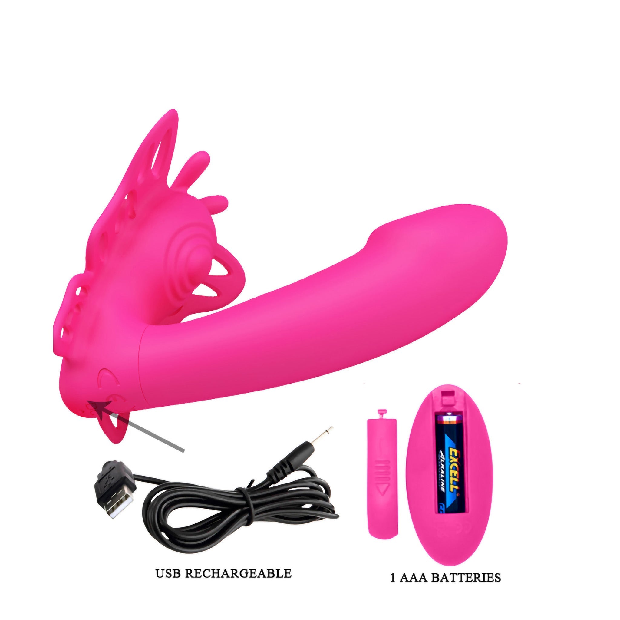 Wireless Remote Control Vibrating Clitoral G-spot Vibrator Stimulator Massager