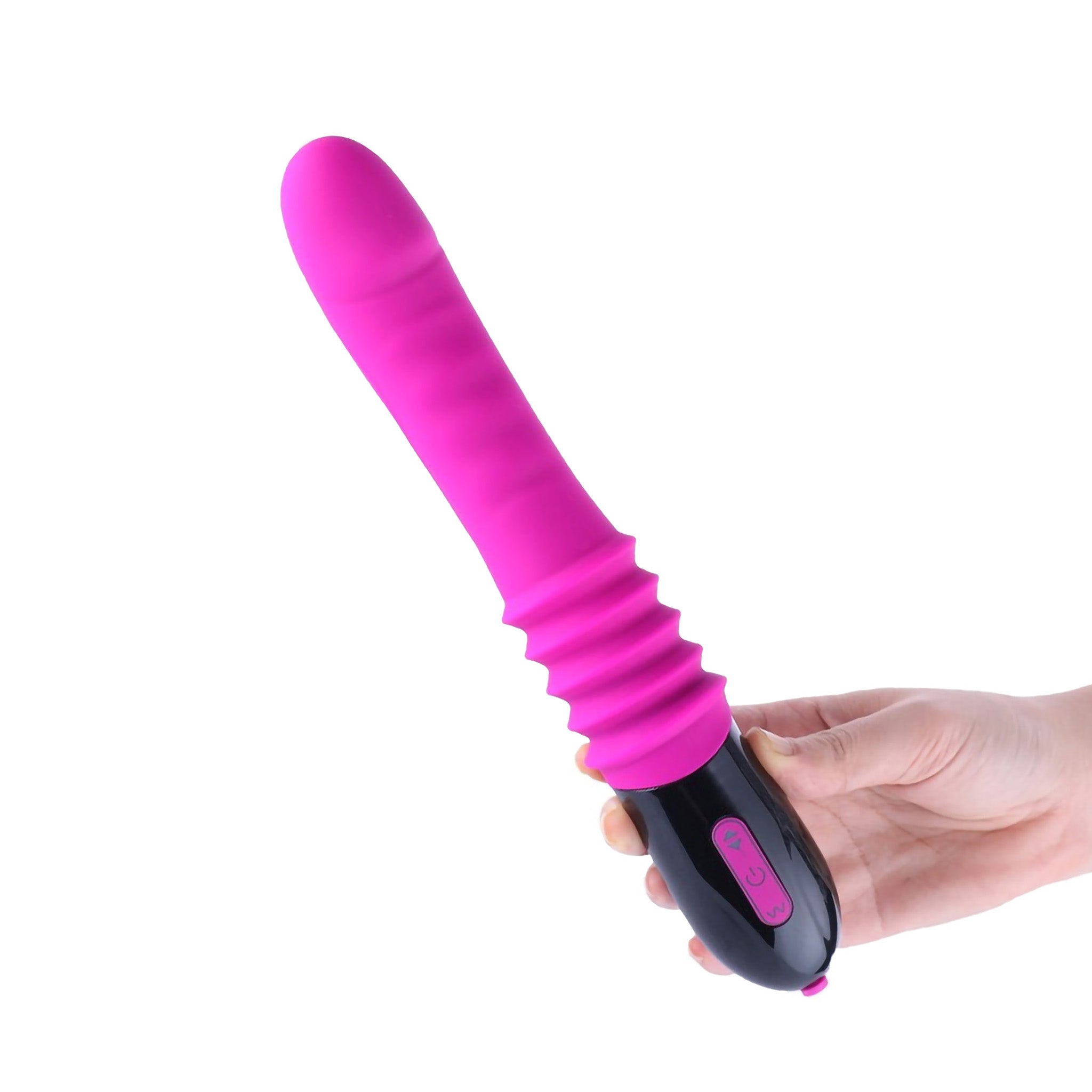 Streching Thrusting G-spot Massager Dildo Vibrator Thruster Sex Machine