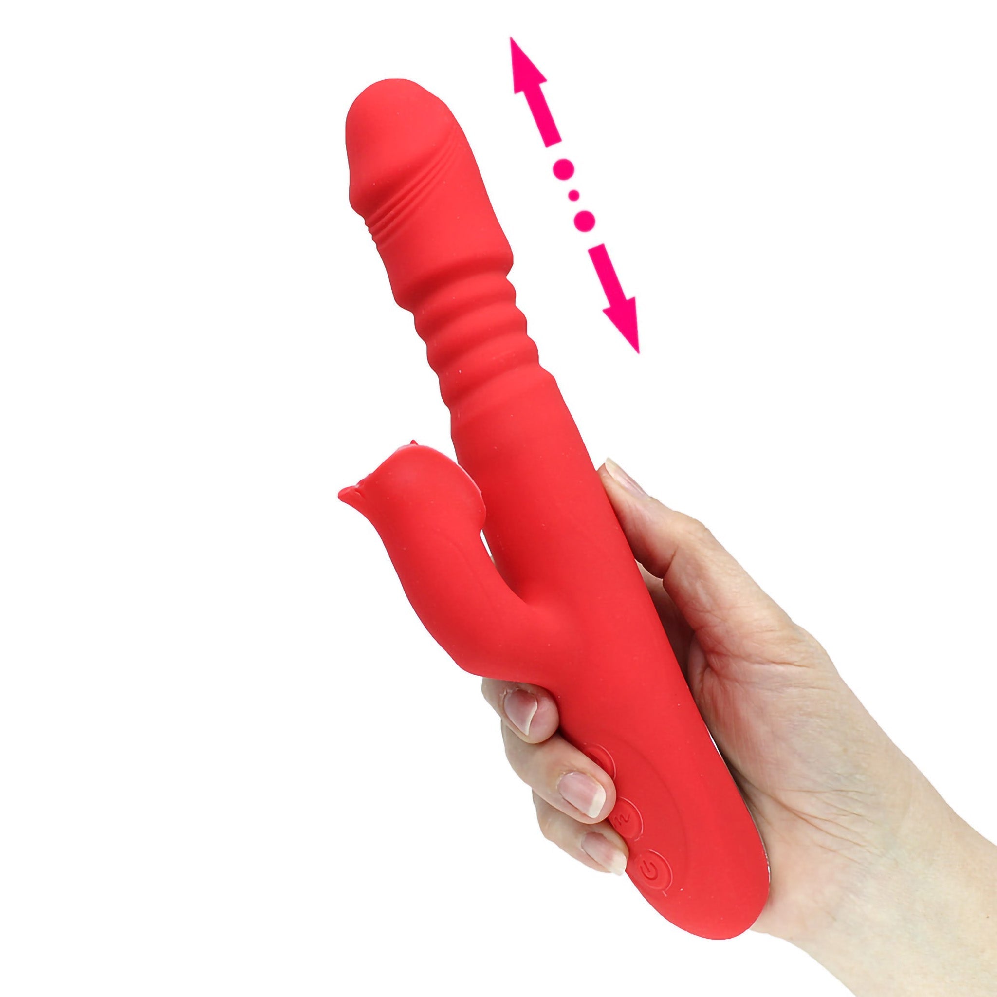 Clitoral Licking Thrusting Stroking Rabbit Vibrator Sex-toys for Women Couples