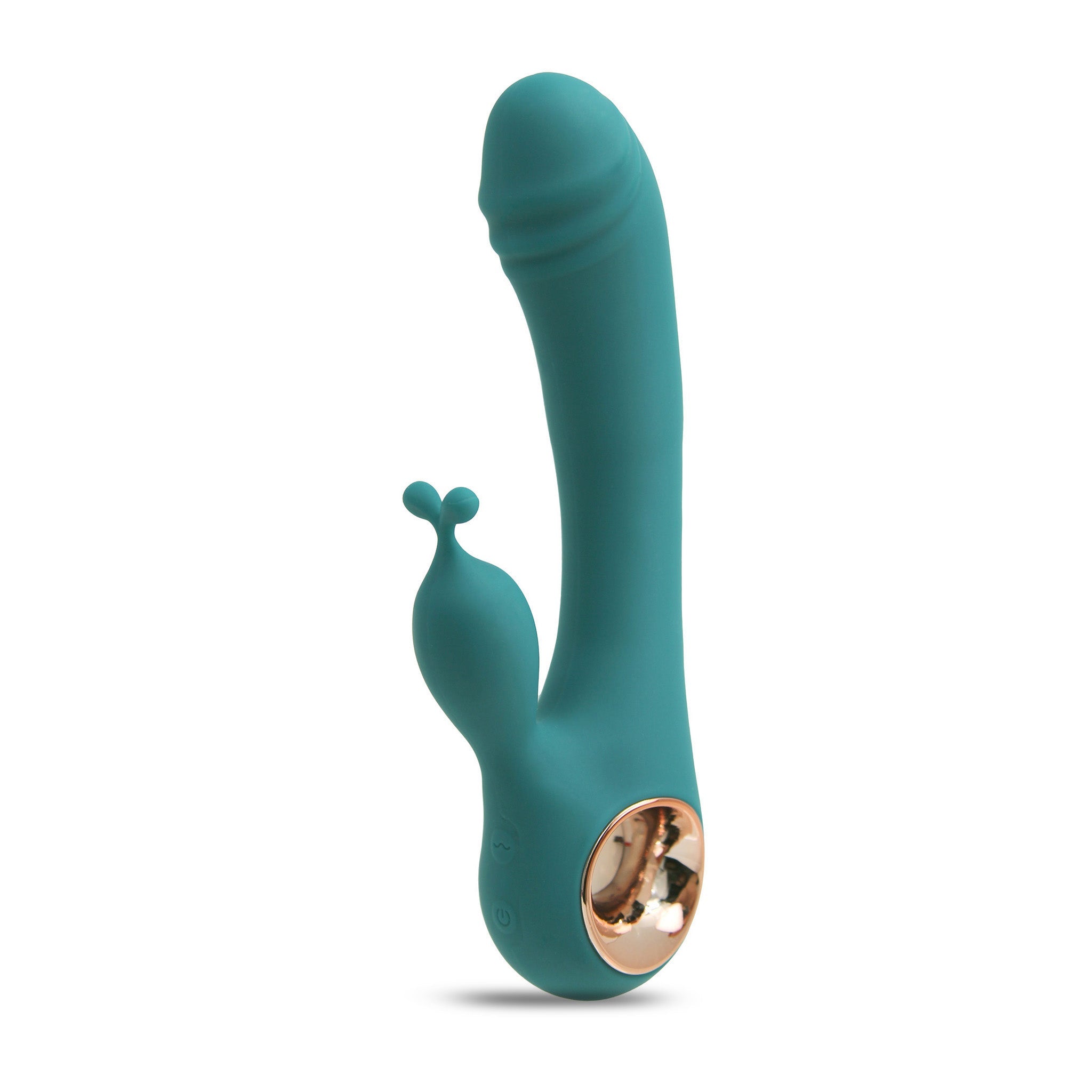 Rechargeable Silicone Rabbit Clit G-spot Dual Vibrator Sex Toys for Women Couple