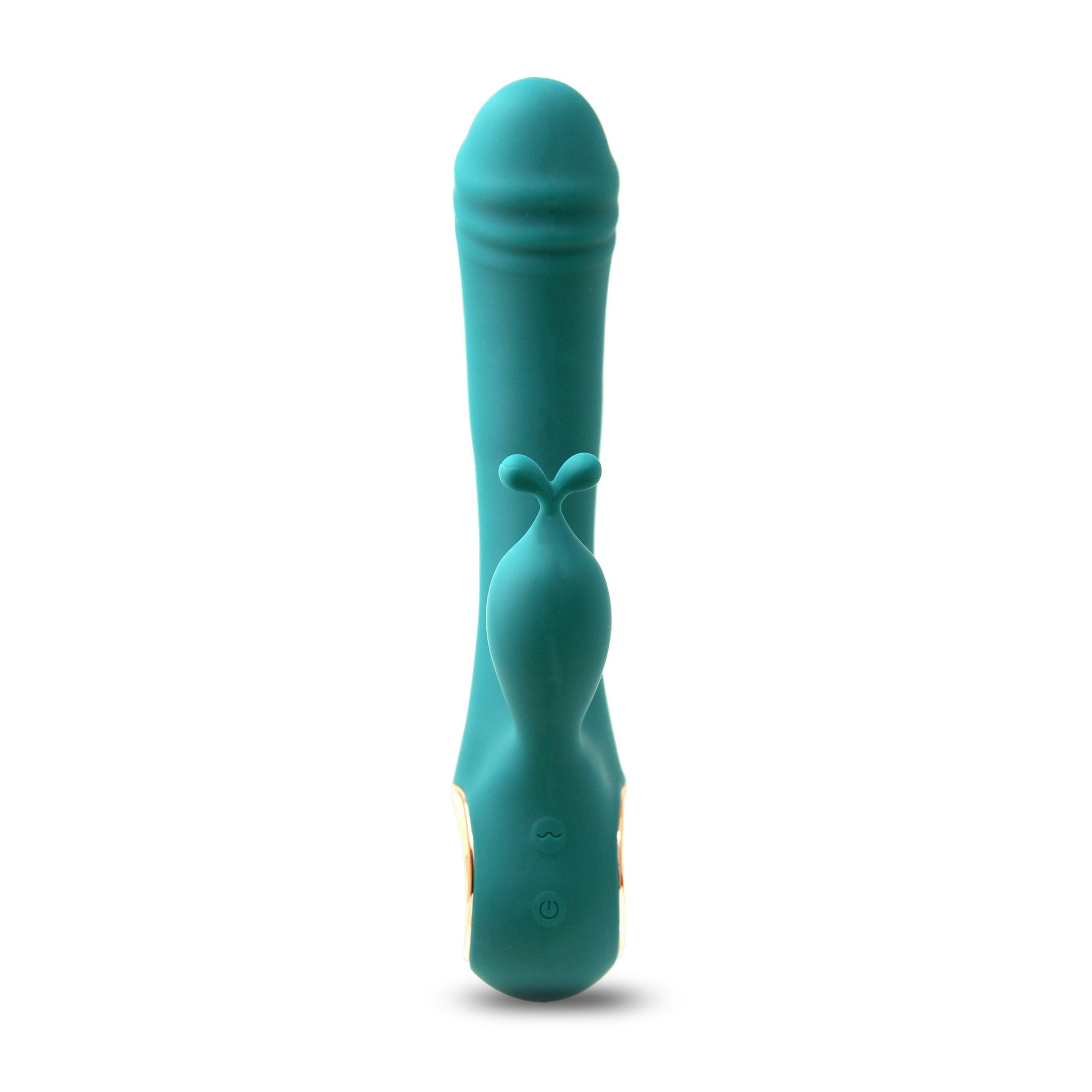 Rechargeable Silicone Rabbit Clit G-spot Dual Vibrator Sex Toys for Women Couple