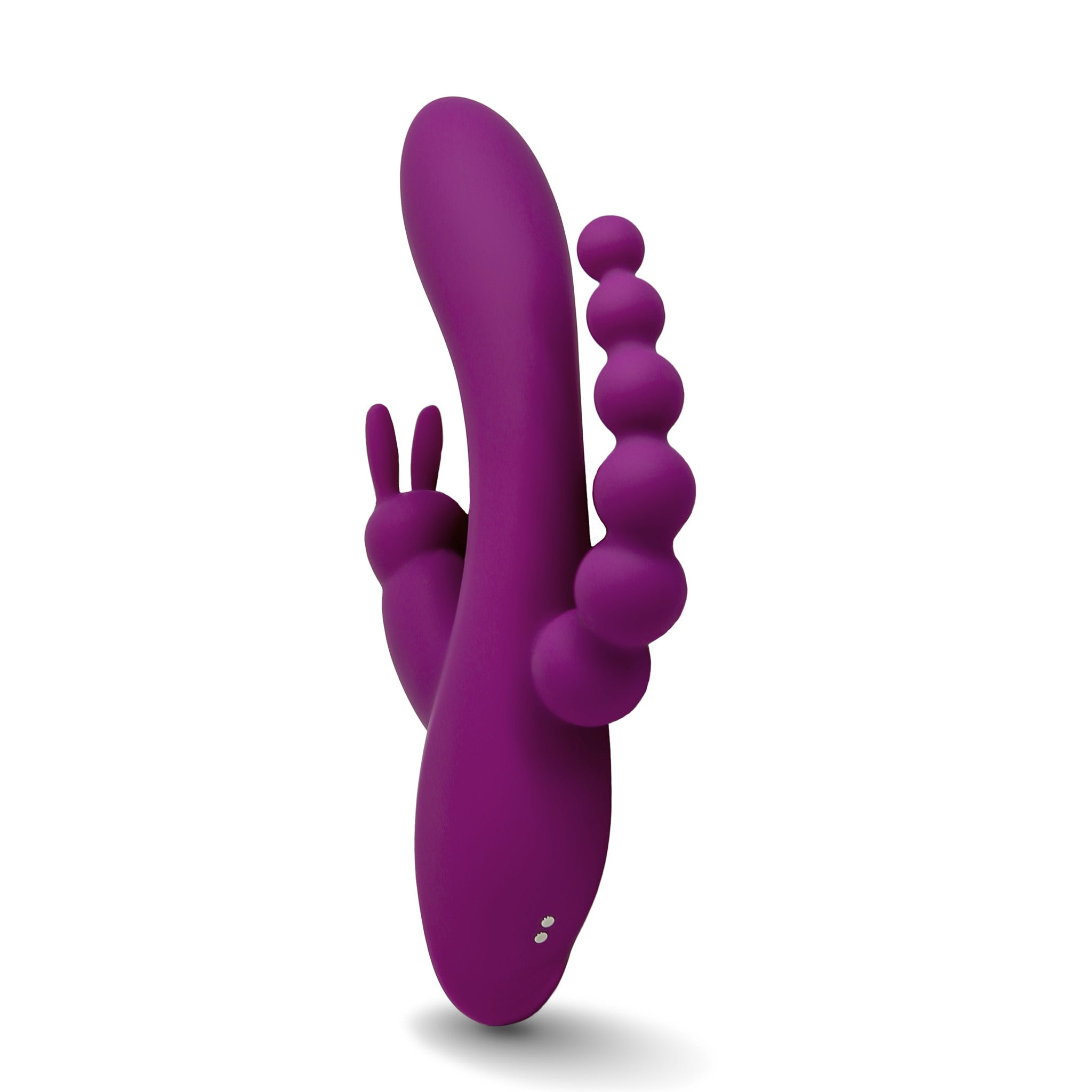 Silicone Clit Anal G-spot Triple Rabbit Vibrator Dildo Sex-toys for Women Couple