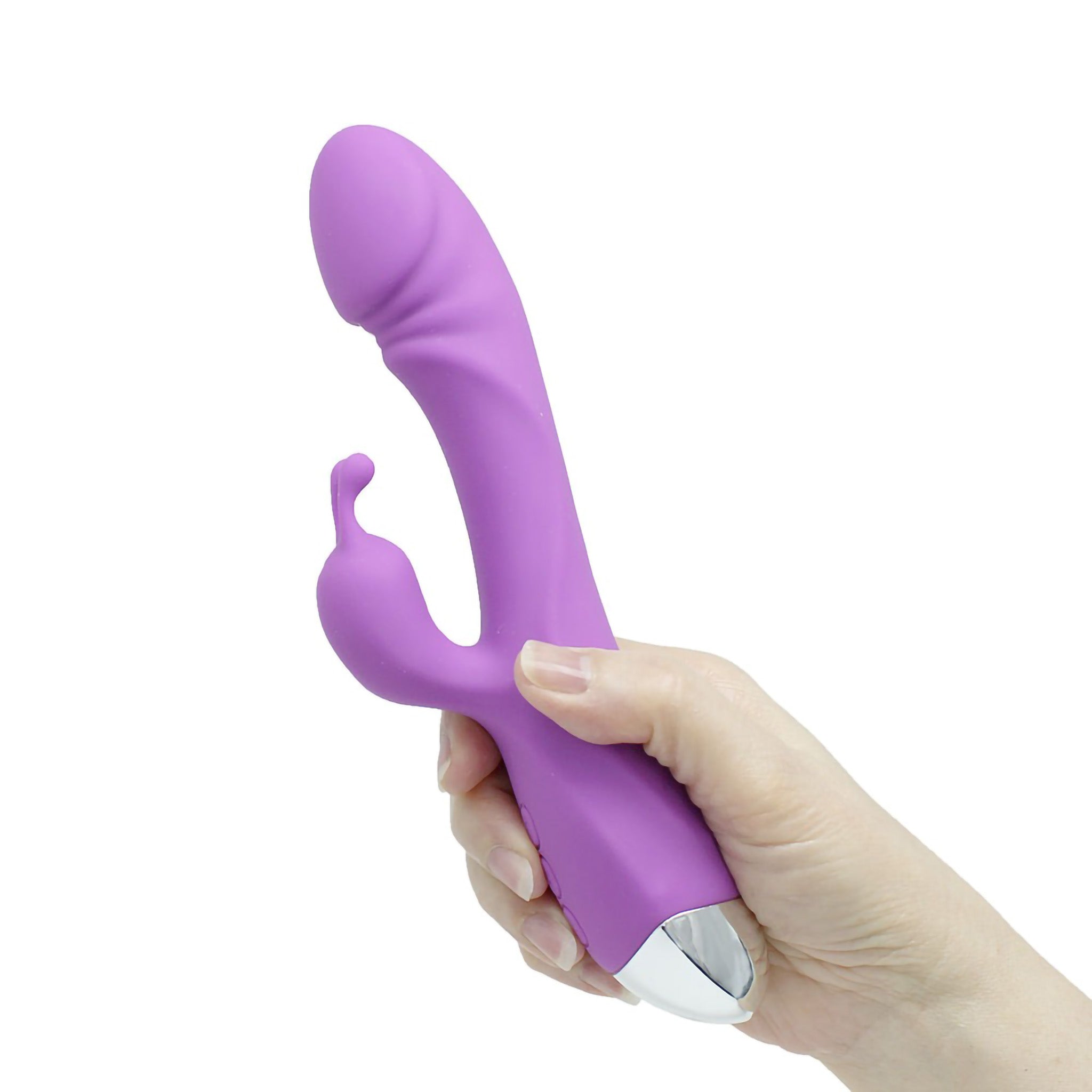 Rechargeable Realistic G-spot Clit Rabbit Vibrator Dildo Sex-toys for Women