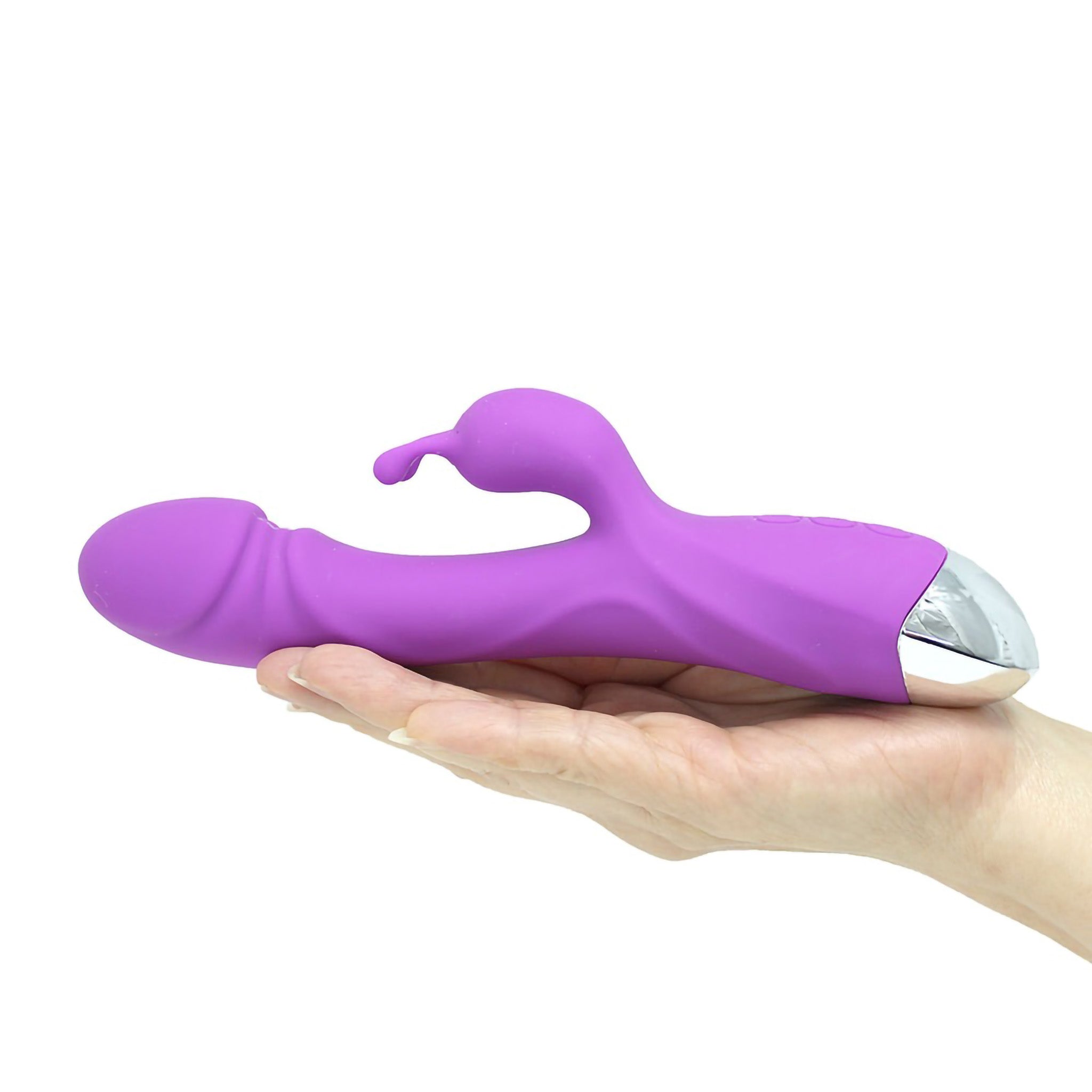 Rechargeable Realistic G-spot Clit Rabbit Vibrator Dildo Sex-toys for Women