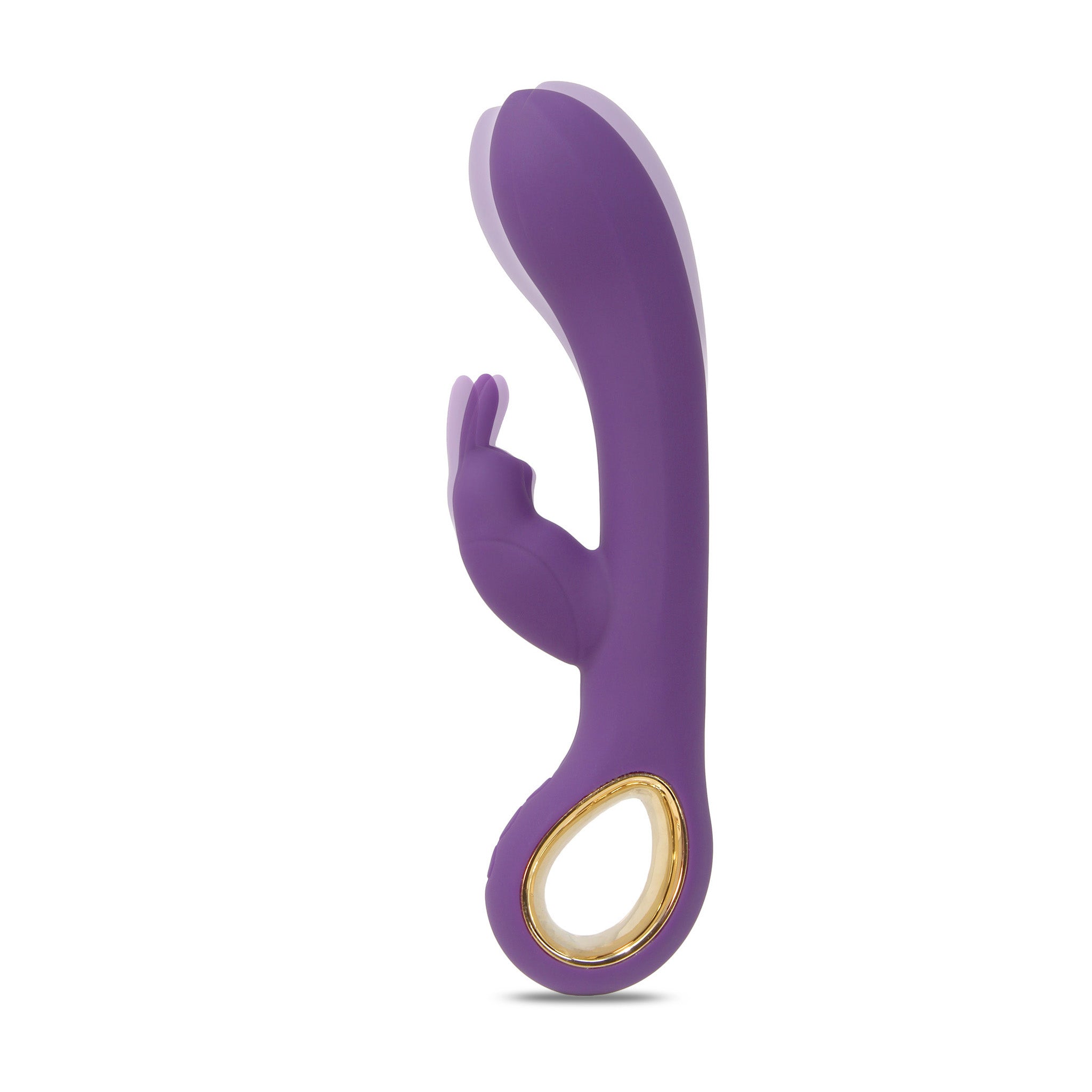 Silicone Slim Dual Clitoral G-spot Rabbit Vibrator Massager Beginner Sex Toys