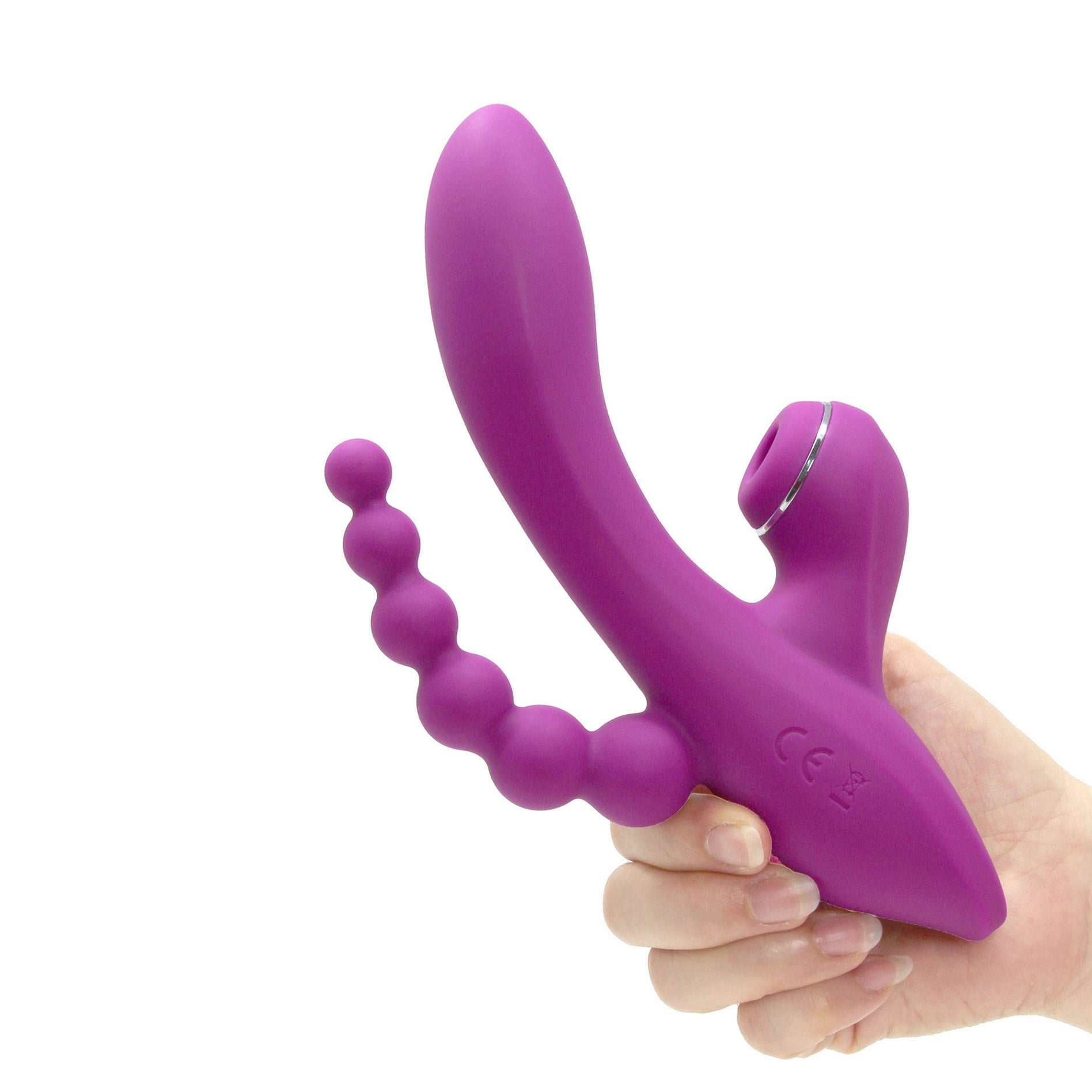 Clit Sucking G-spot Anal Triple Stimulator Vibrator Massager Sex Toys for Women
