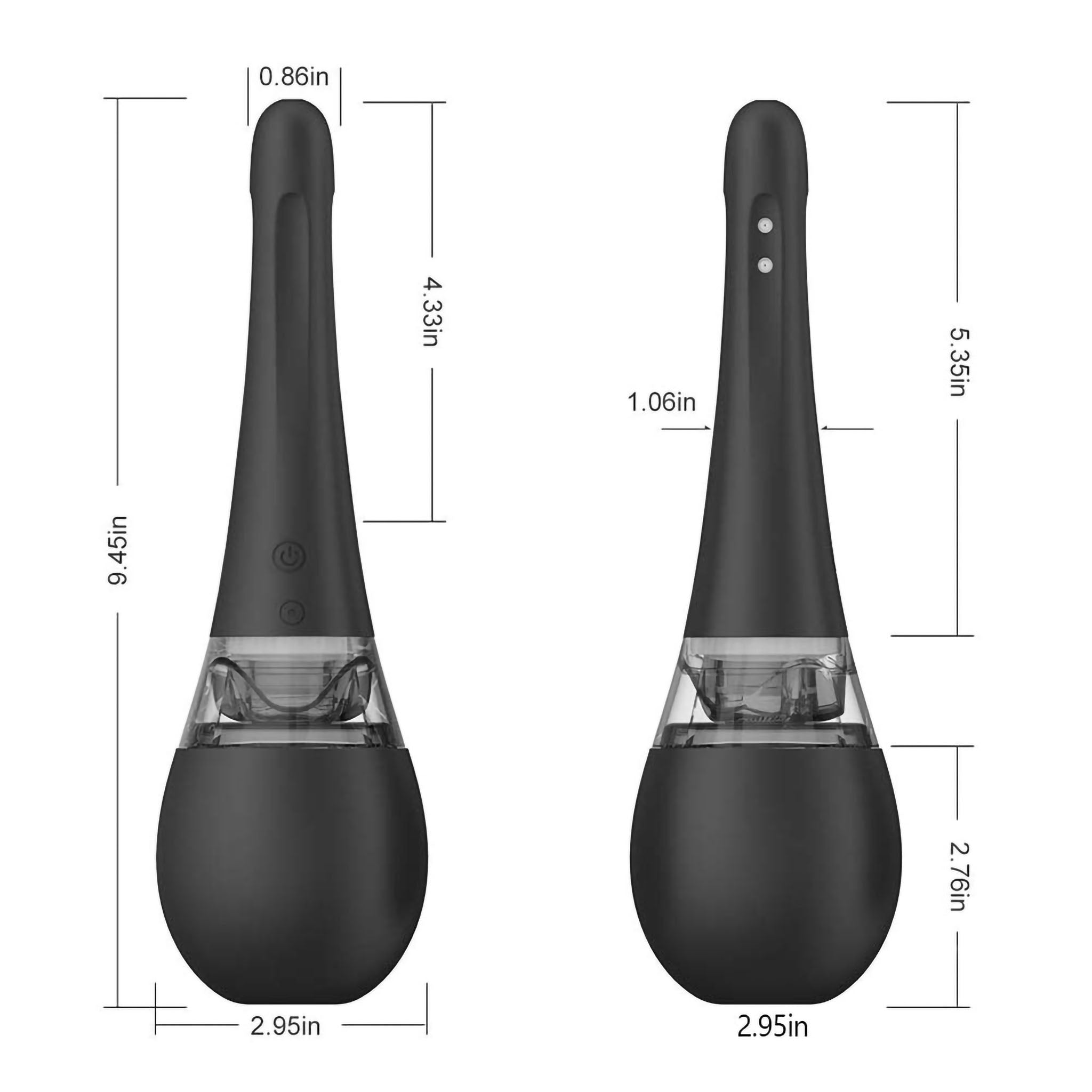 Rechargeable Automatic Electric Water Spray Anal Douche Enema Bulb Cleansing