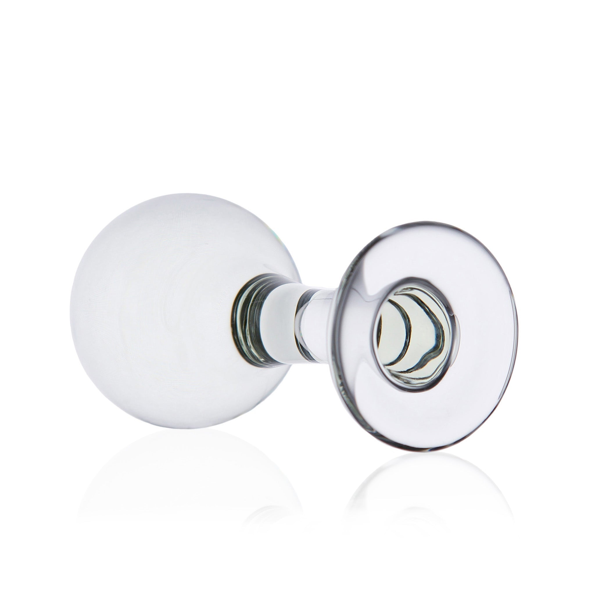 Glass Orb Big Ball Shaped Anal Butt Plug Anal Stretcher Stretching Sex Toys