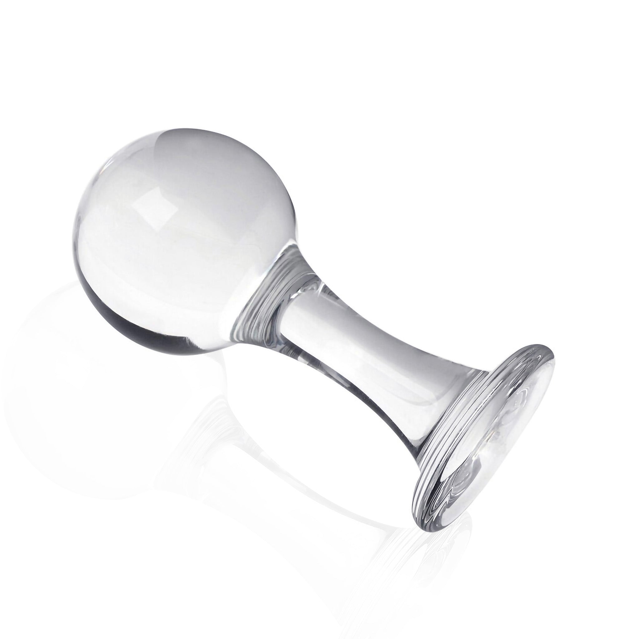 Glass Orb Big Ball Shaped Anal Butt Plug Anal Stretcher Stretching Sex Toys