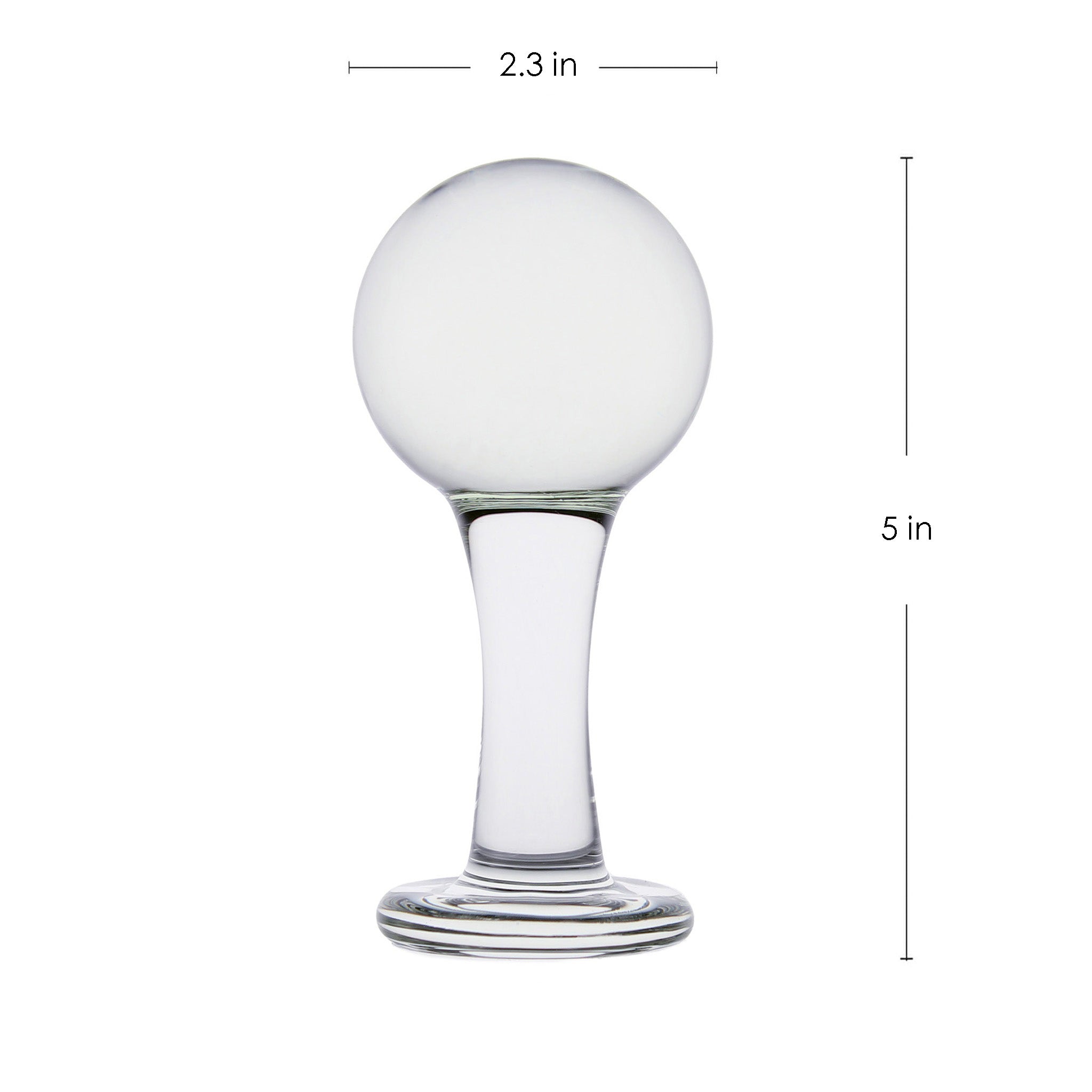Glass Orb Big Ball Shaped Anal Butt Plug Anal Stretcher Stretching Sex Toys