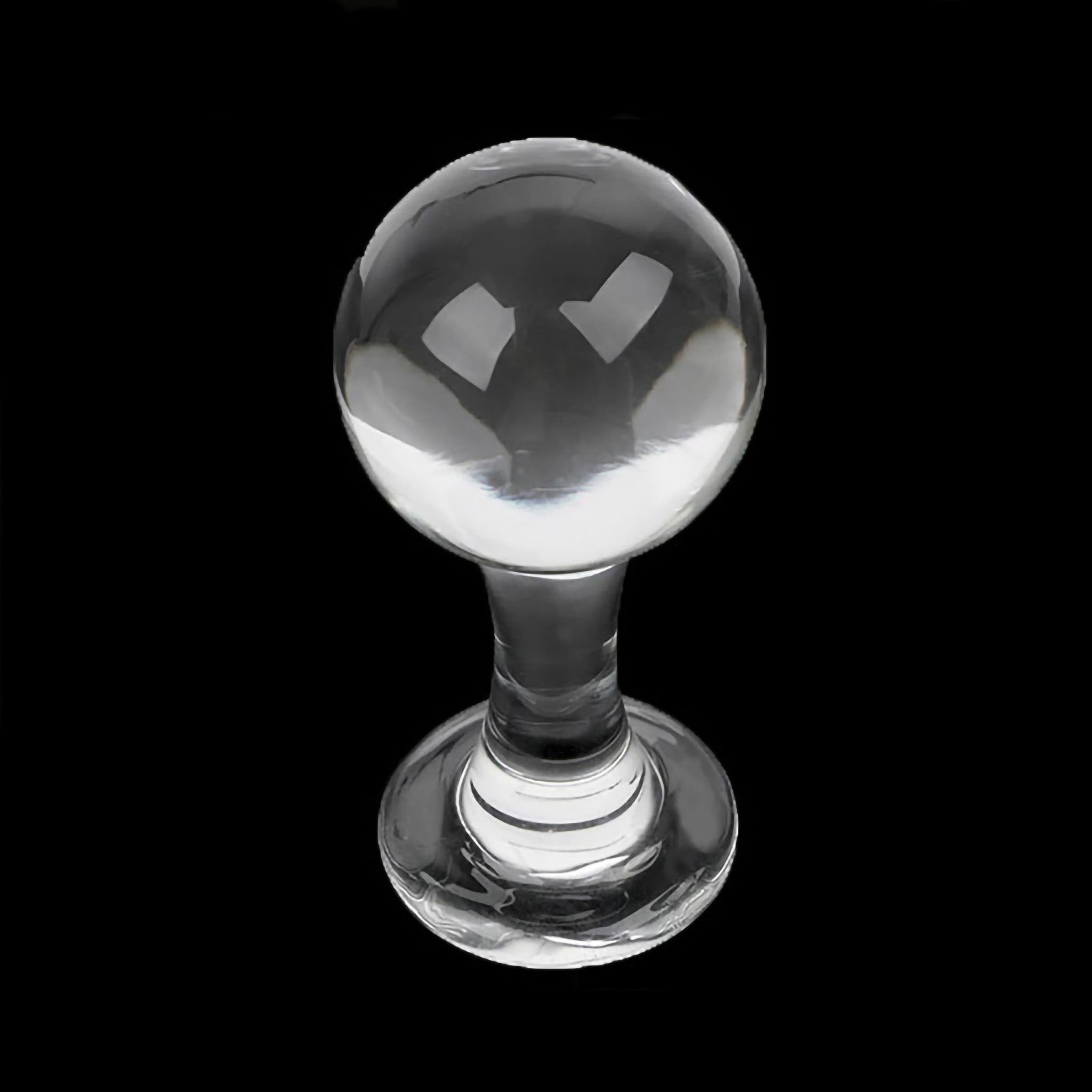 Glass Orb Big Ball Shaped Anal Butt Plug Anal Stretcher Stretching Sex Toys