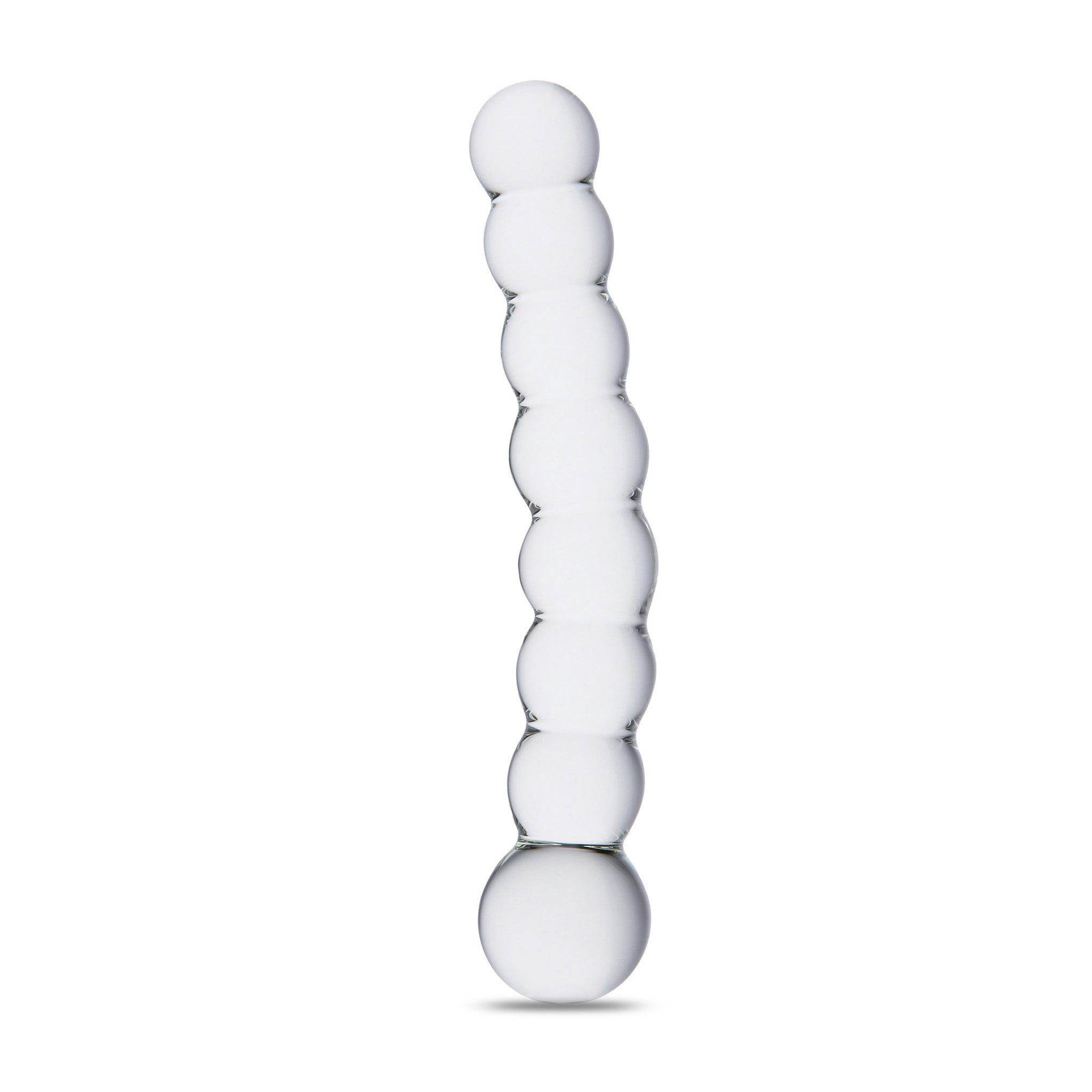 Curved Beaded Glass G Spot Anal Dildo Wand Beads Butt Plug Anal Plug Sex Toys