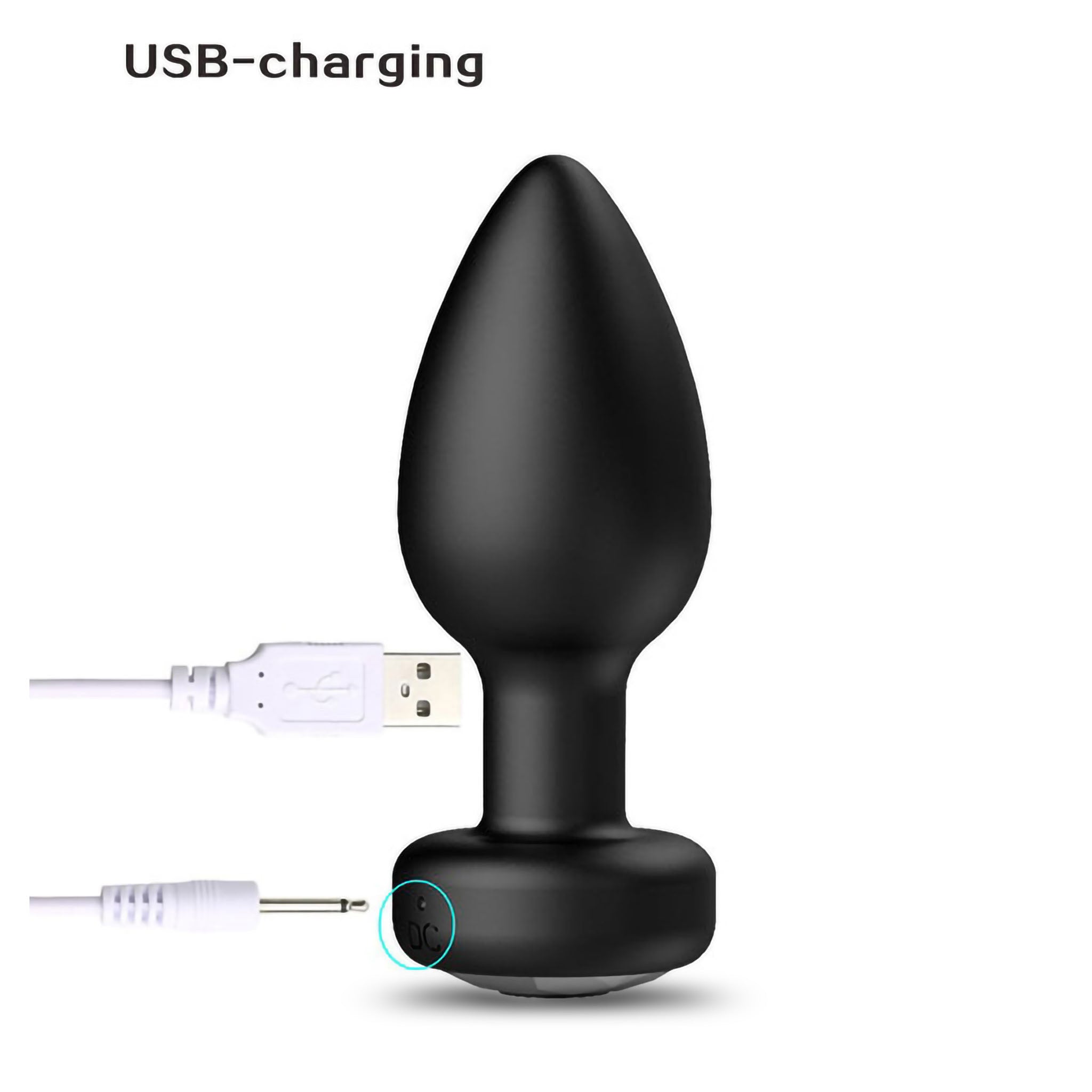 Remote Control Vibrating Anal Butt Plug Vibrator Sex Toys for Women Men Couple