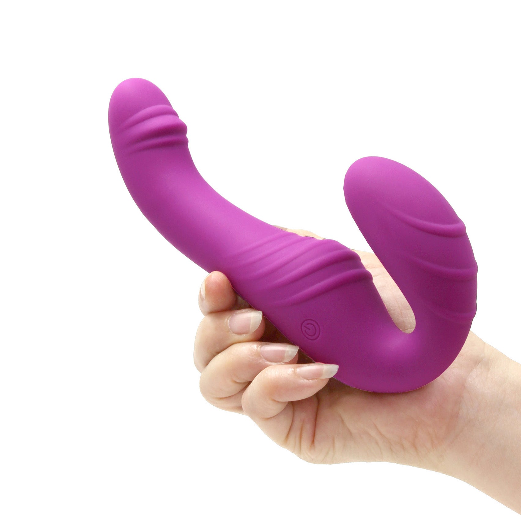 Wireless Remote Vibrating Strapless Strap-on Dildo Vibrator Lesbian Sex Toys