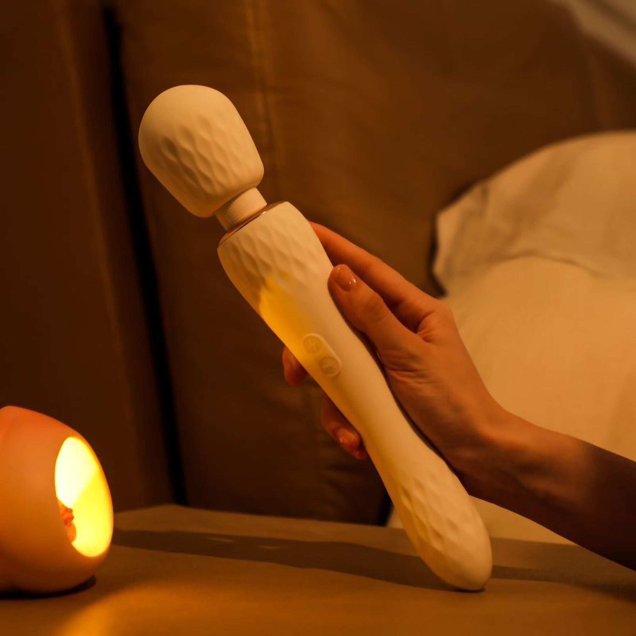 Dual End G-spot Clit Wand Massager Stimulator Vibrator Sex Toys for Women Couple