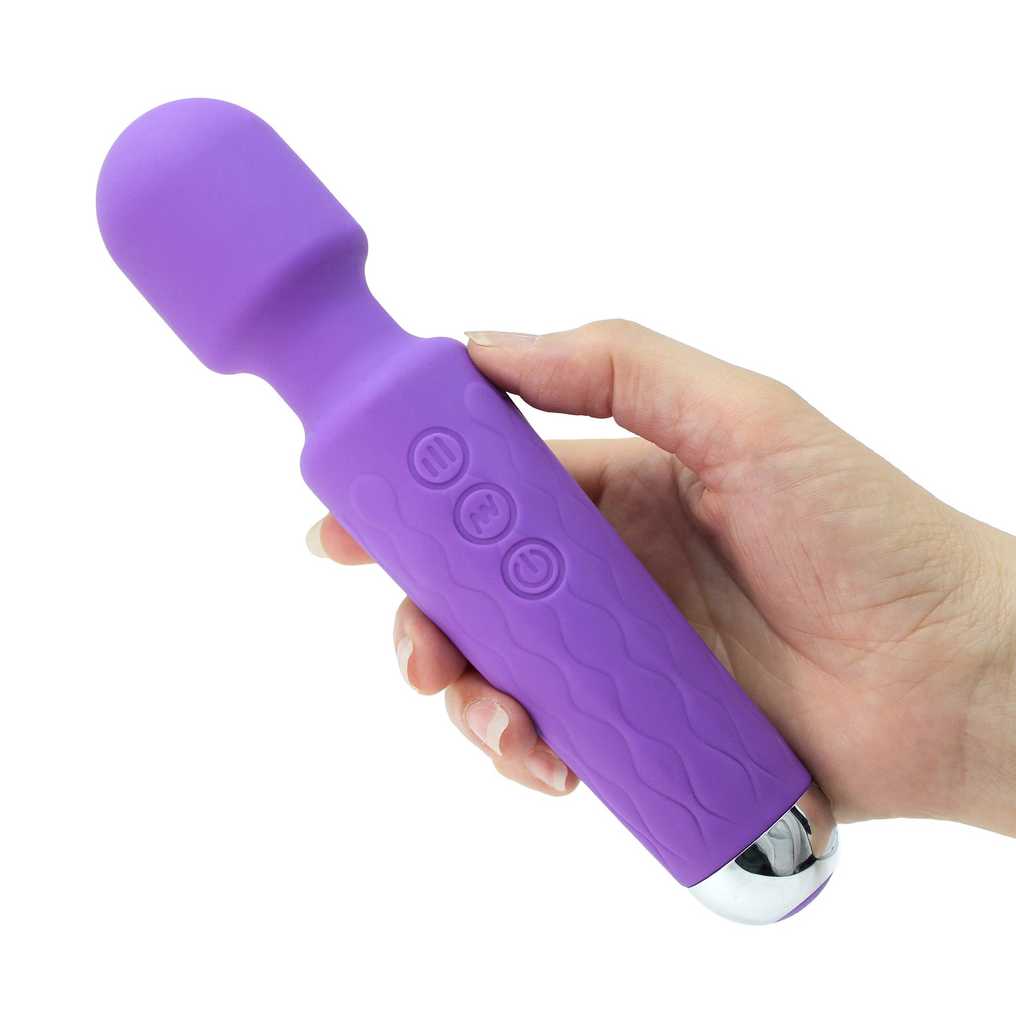Rechargeable Handheld Wand Massager Vibrator Stimulator Sex Toys for Couples