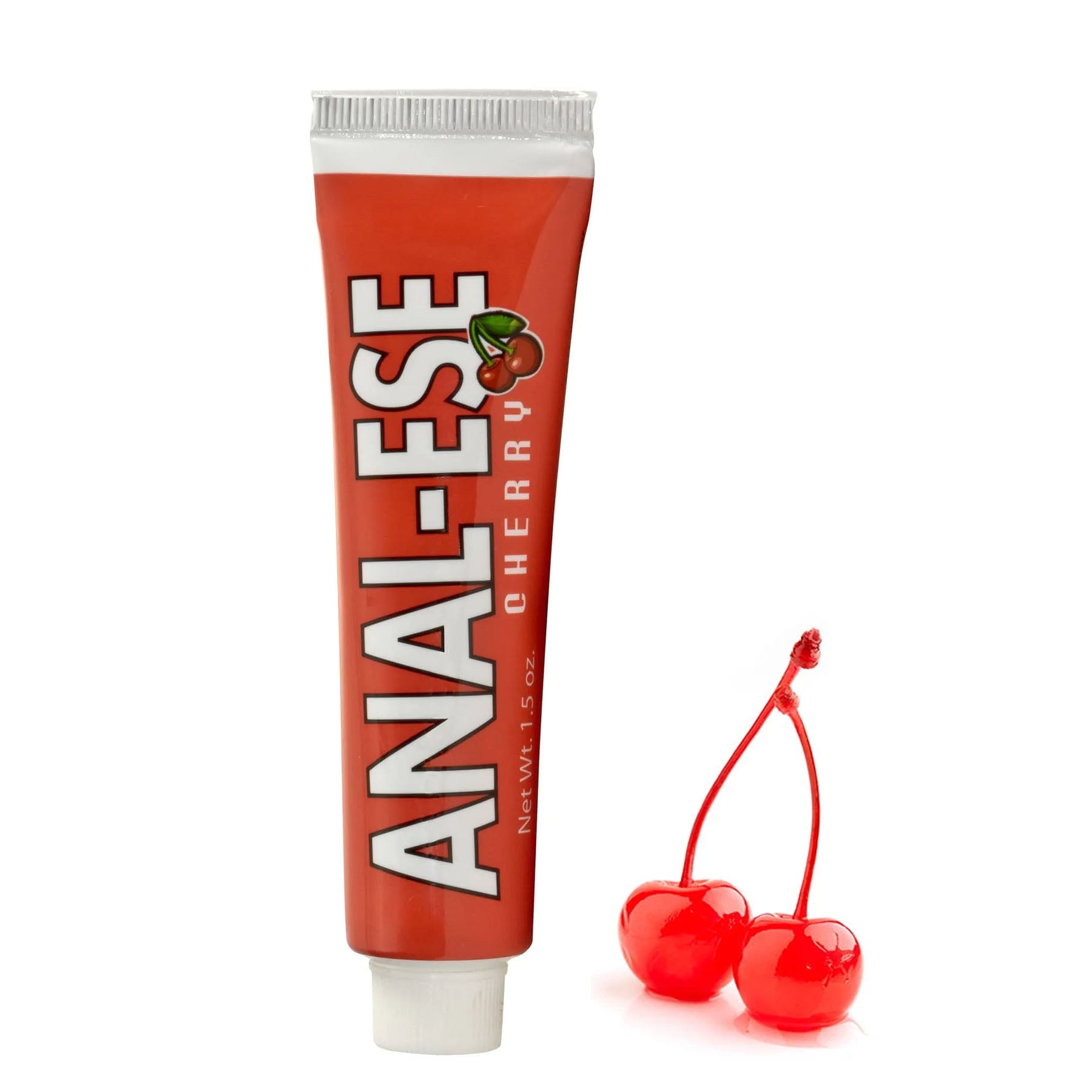 Nasstoys Anal-Ese Cherry Flavored Numbing Desensitizing Anal Lubricant Lube 1.5