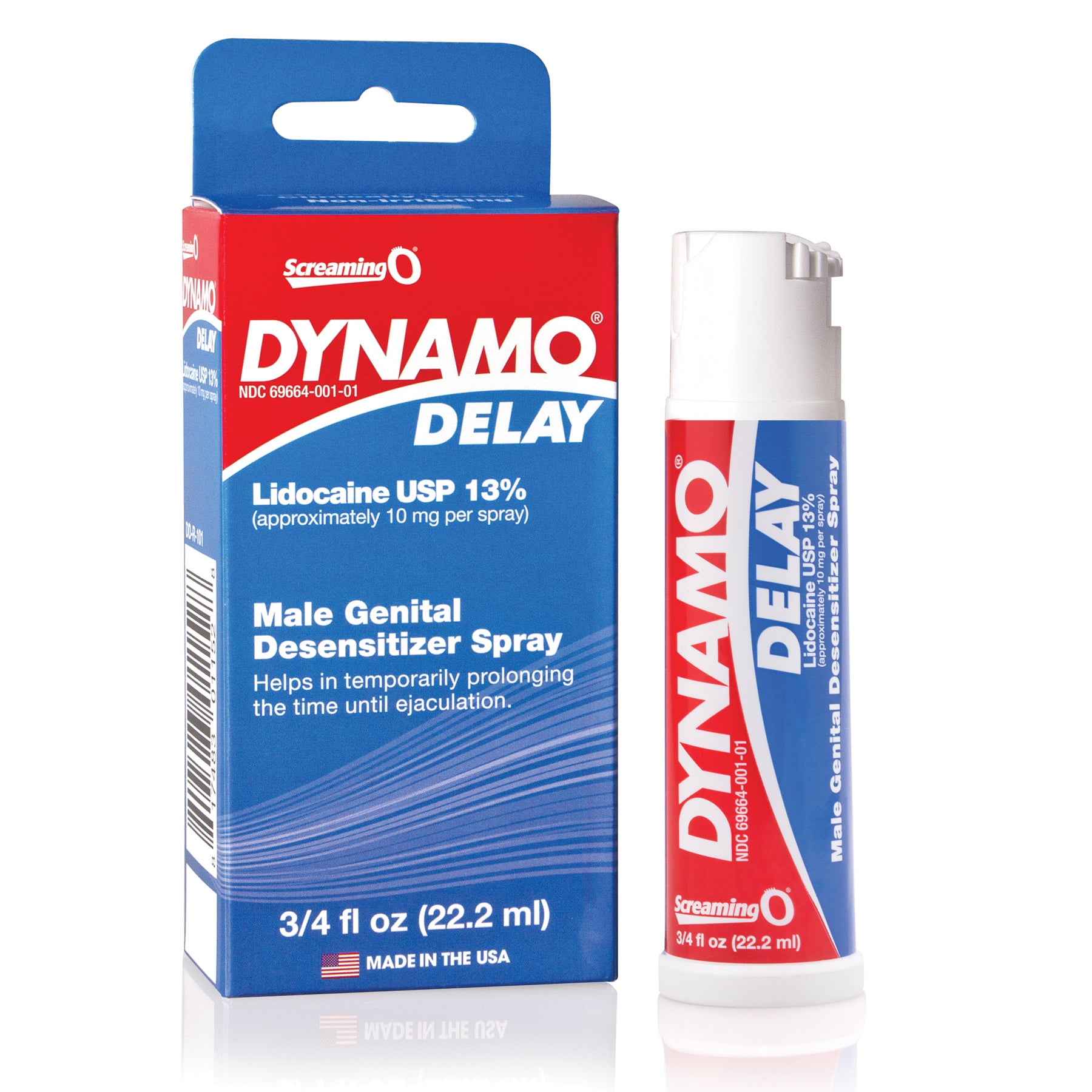 Dynamo Delay Male Genital Desensitizer Prolonging Spray Performance Enhancer
