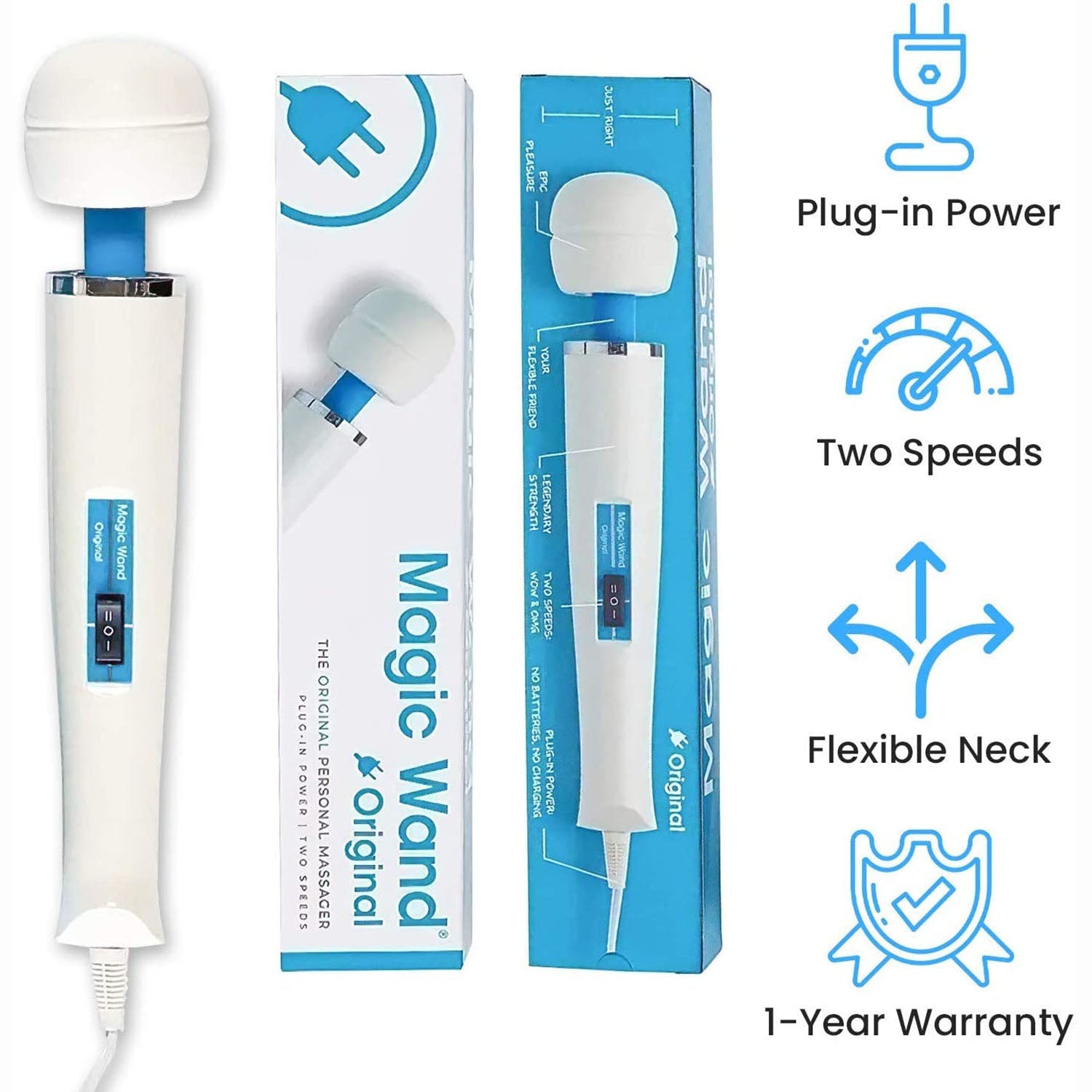 Original Magic Wand HandHeld Personal Therapeutic Full Body Massager HV-260