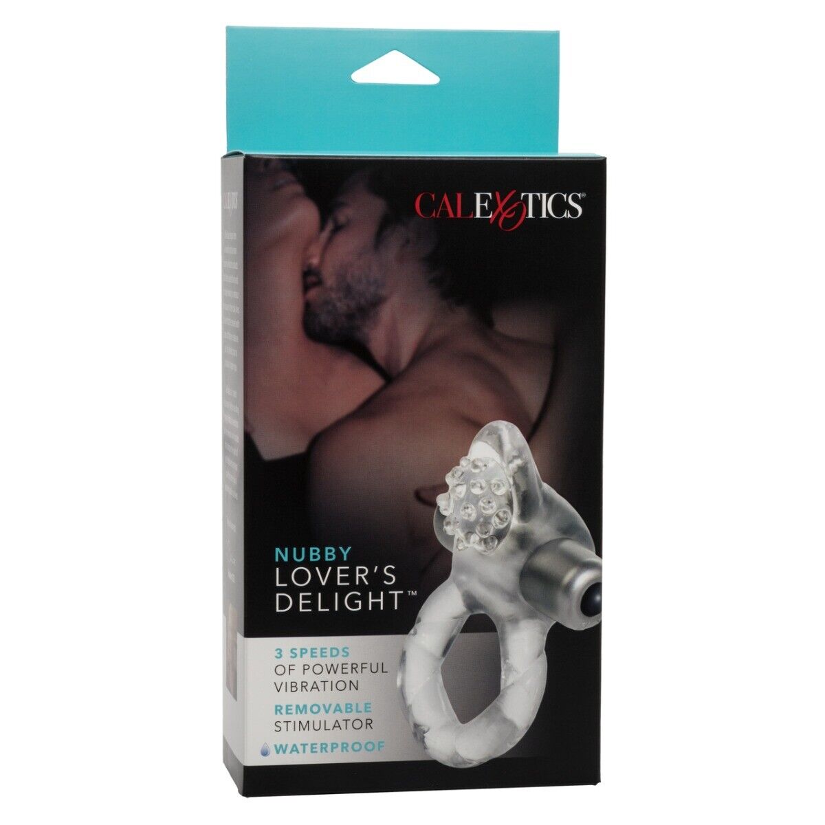Lover Delight Nubby Vibrating Penis Erection Enhancer Cock Ring Clitoral Vibe