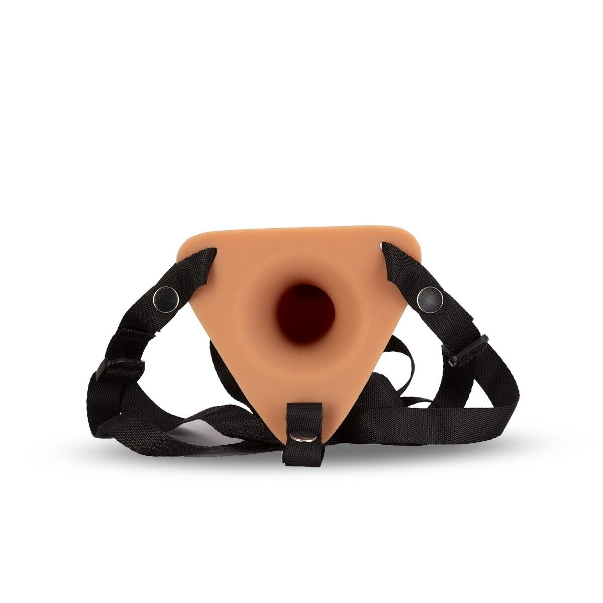 6.5" Male Men Hollow Cock Extension Strap On Dildo Dong Penis Extender Sleeve