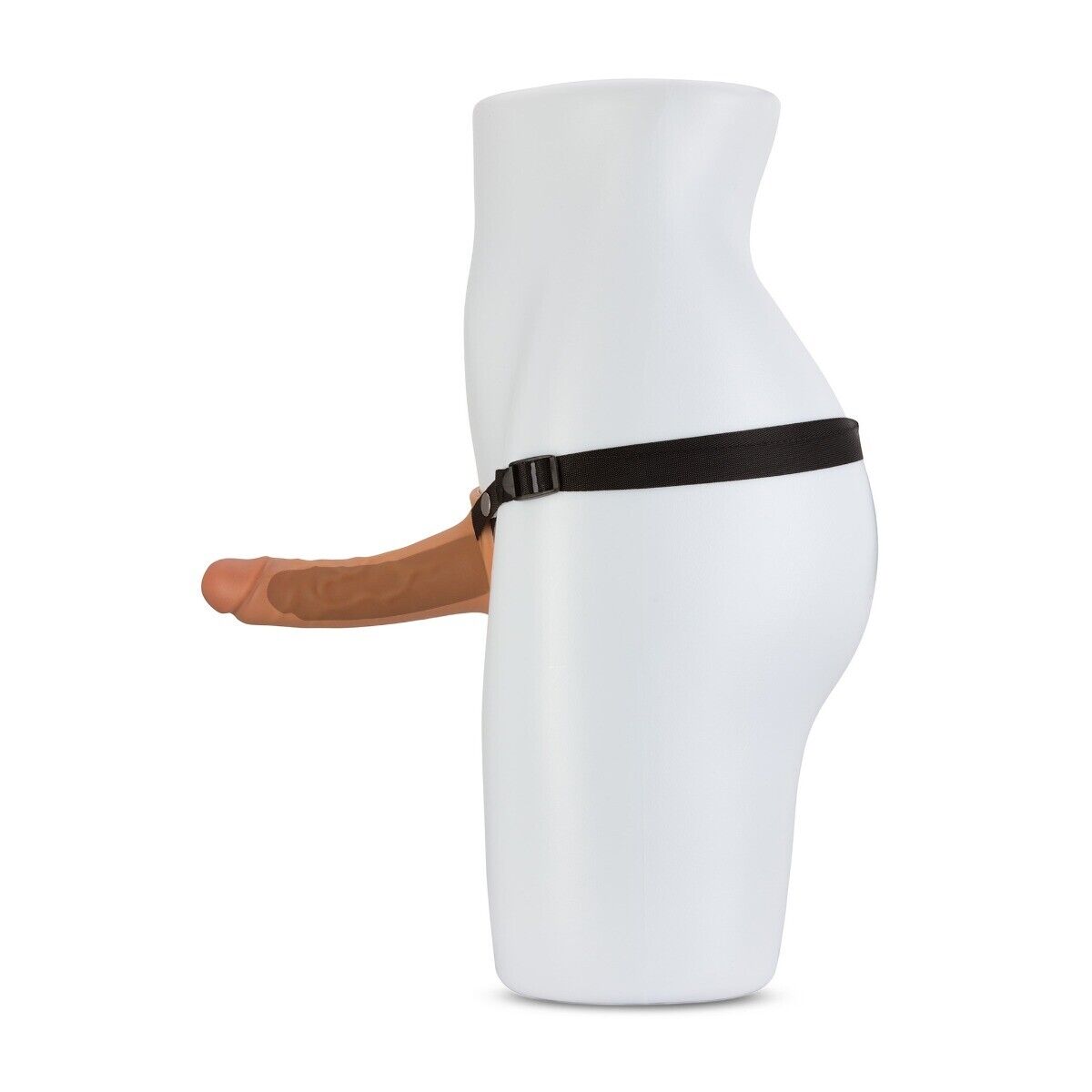 6.5" Male Men Hollow Cock Extension Strap On Dildo Dong Penis Extender Sleeve