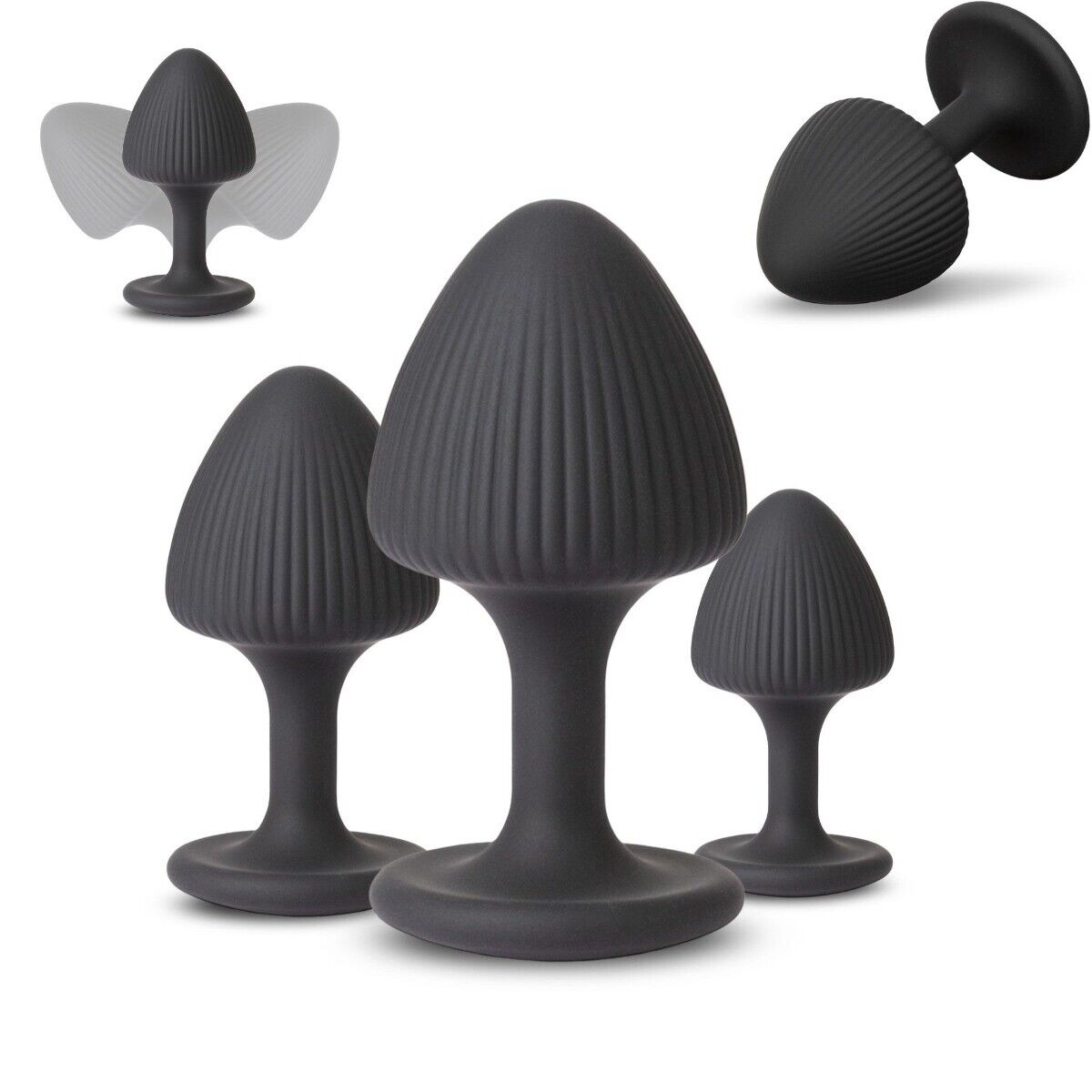 Silicone Anal Trainer Training Set Anal Butt Plug Sex Toys for Men Women Couples