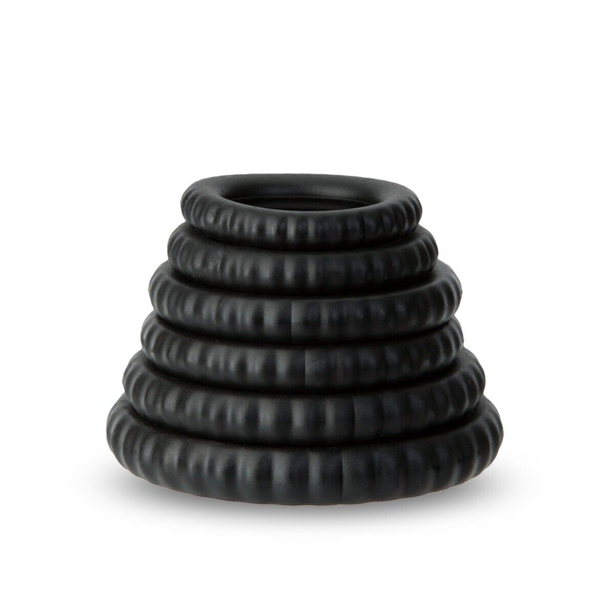 6pk Stretchy Silicone Cock Ring Set Male Penis Enhancer Prolong Delay Sex Toy