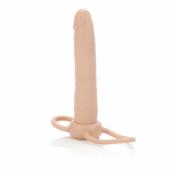 Accomodator Double Penetration Dual Penetrator Cock Ring DP Anal Sex Dildo Dong