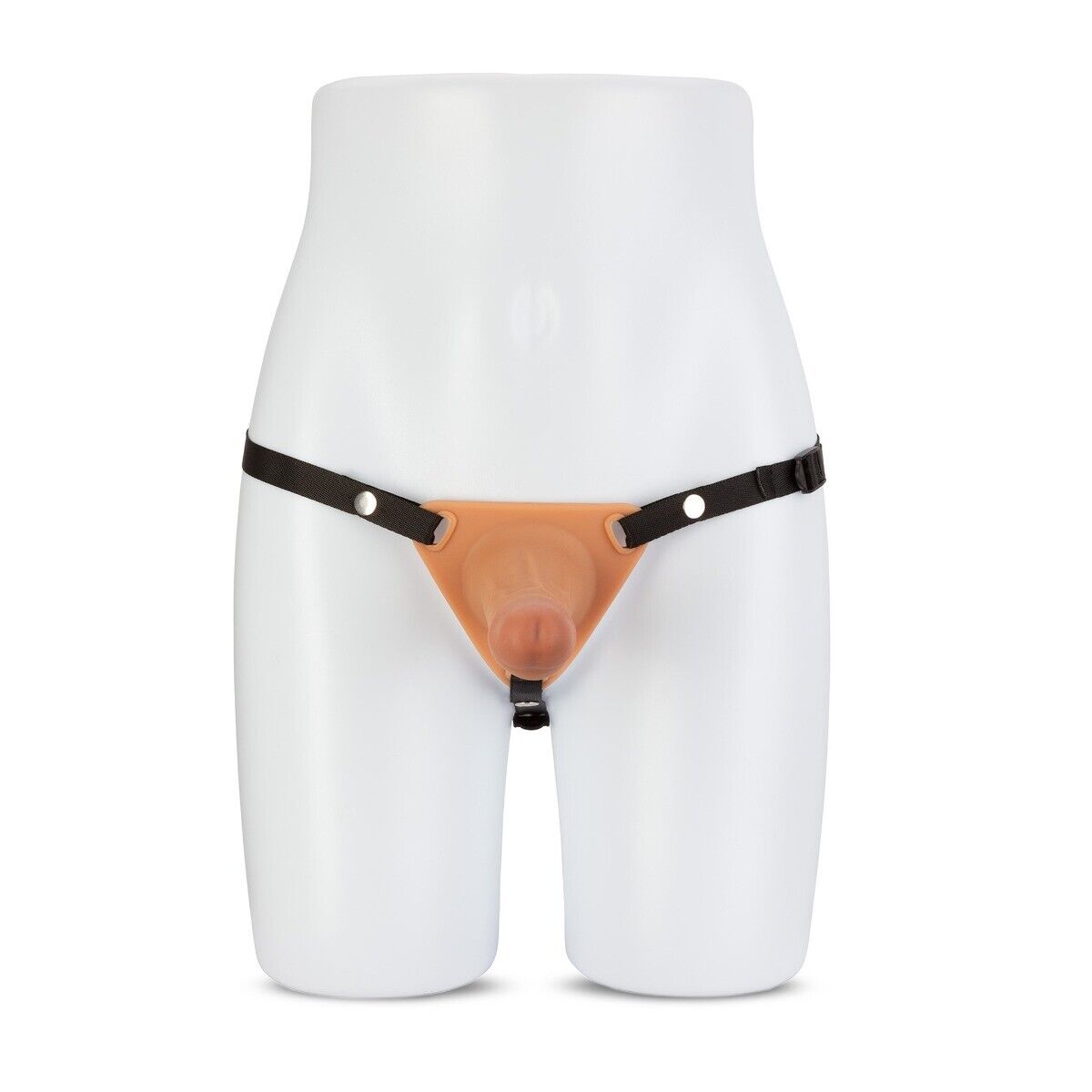 6.5" Male Men Hollow Cock Extension Strap On Dildo Dong Penis Extender Sleeve