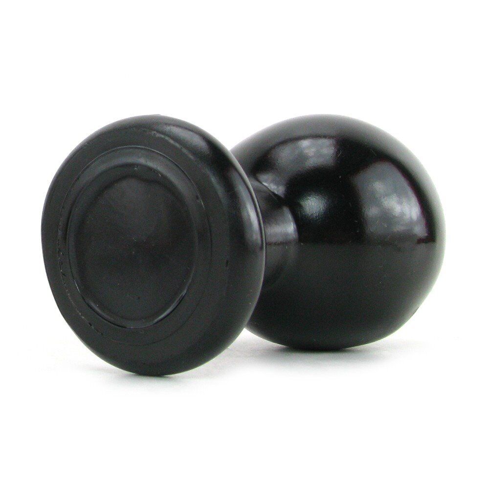 Large Black Smooth Round Anal Butt Plug Dildo Advanced Anal Sex Toy
