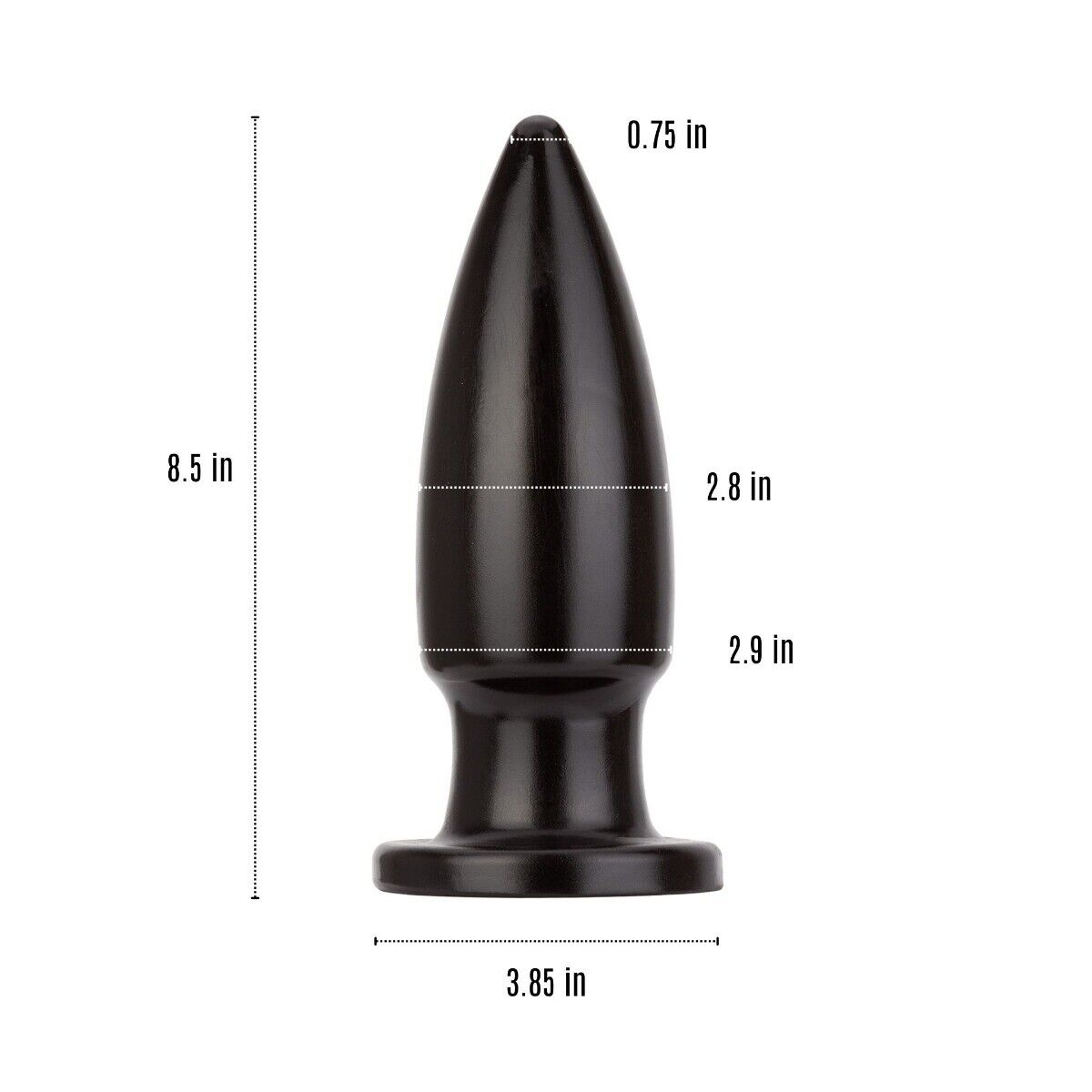 8.5" Smooth Extra Large XXL Big Long Anal Stretcher Butt Plug Dildo Sex Toys