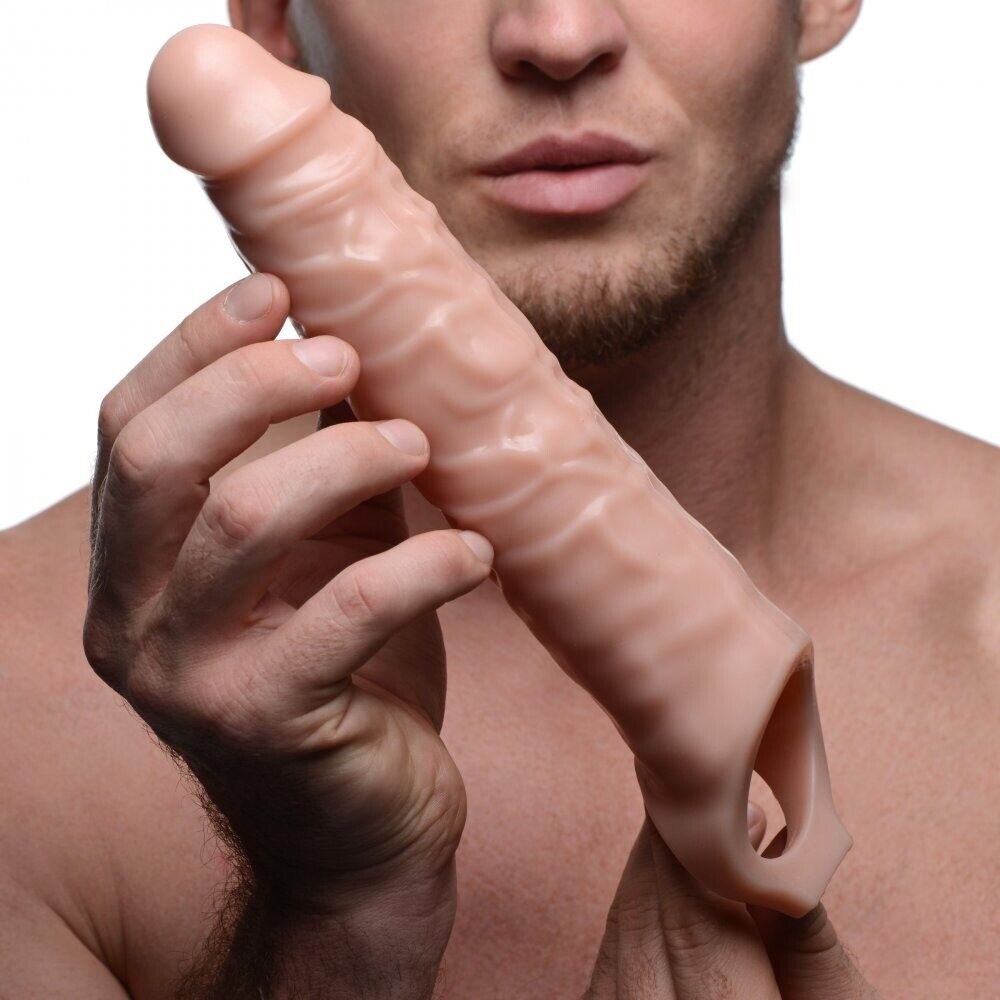 3" Thick Cock Sheath Male Penis Extension Extender Sleeve Enhancer Enlarger