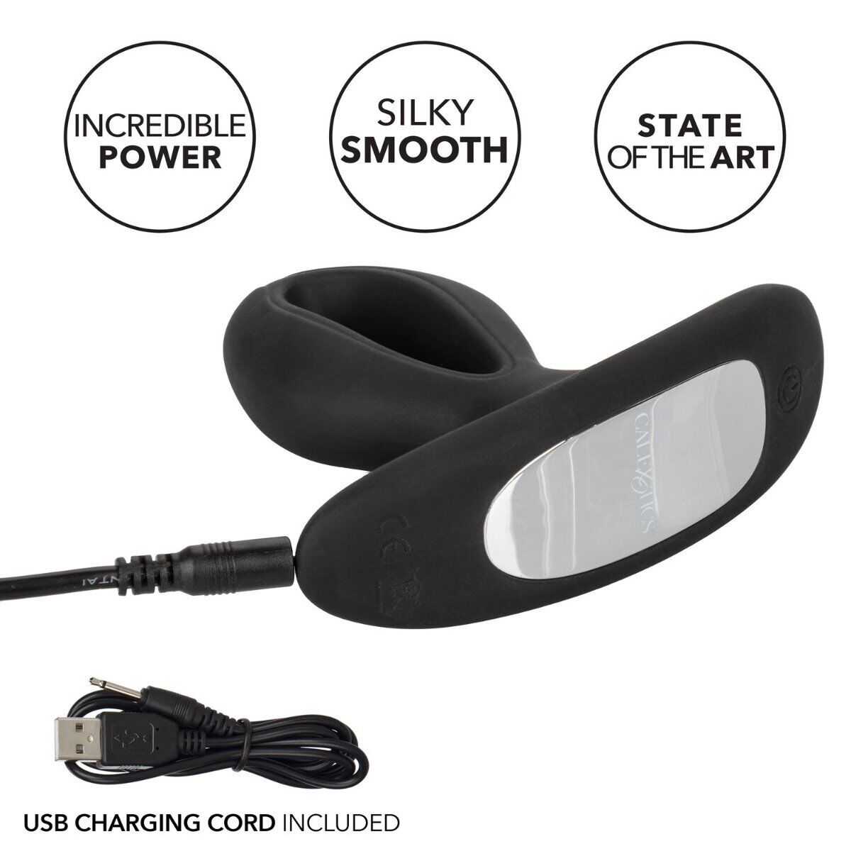 Silicone Vibrating Anal Butt Plug Probe Stimulator Vibe Sex-toys for Men Women