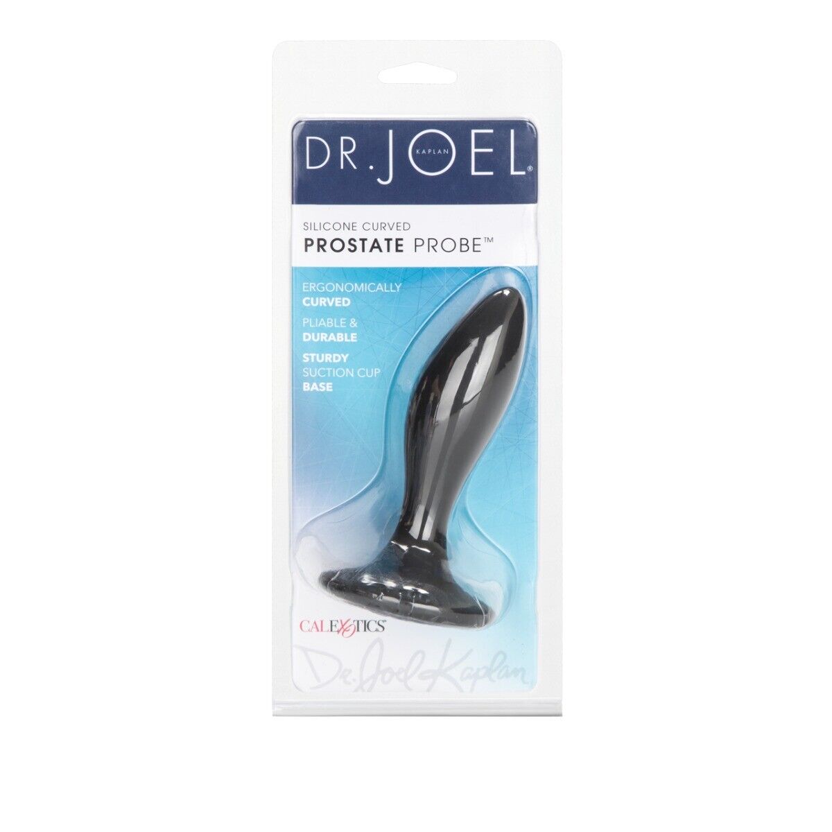 Dr. Joel Kaplan Silicone Curved Male Prostate Massager Anal Probe Butt Plug
