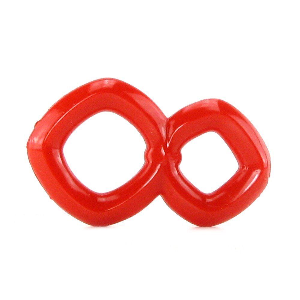 Crazy 8 Red Cock Balls Support Ring Male Men Penis Enhancer Prolong Sex Toy